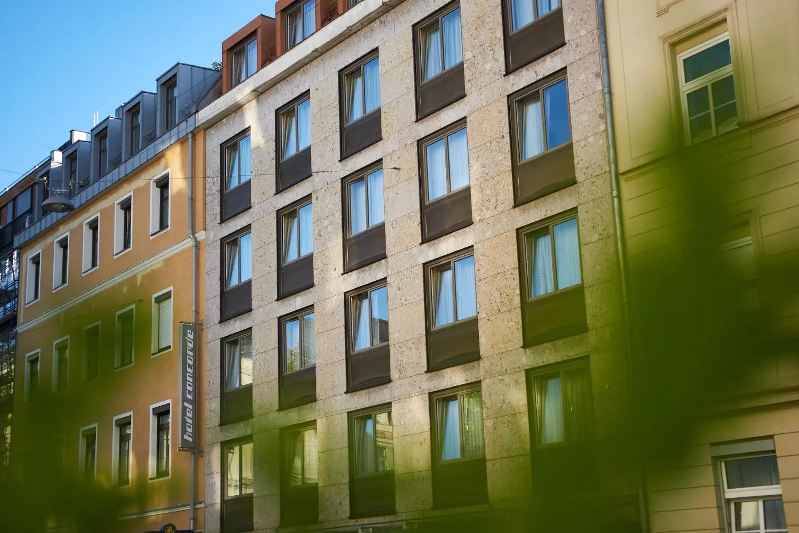 Facade/entrance in Hotel Concorde Facade/entrance in Hotel Concorde