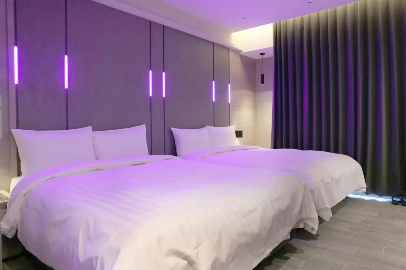 Bed in KIWI SHARE HOTEL ZHONGLI Bed in KIWI SHARE HOTEL ZHONGLI