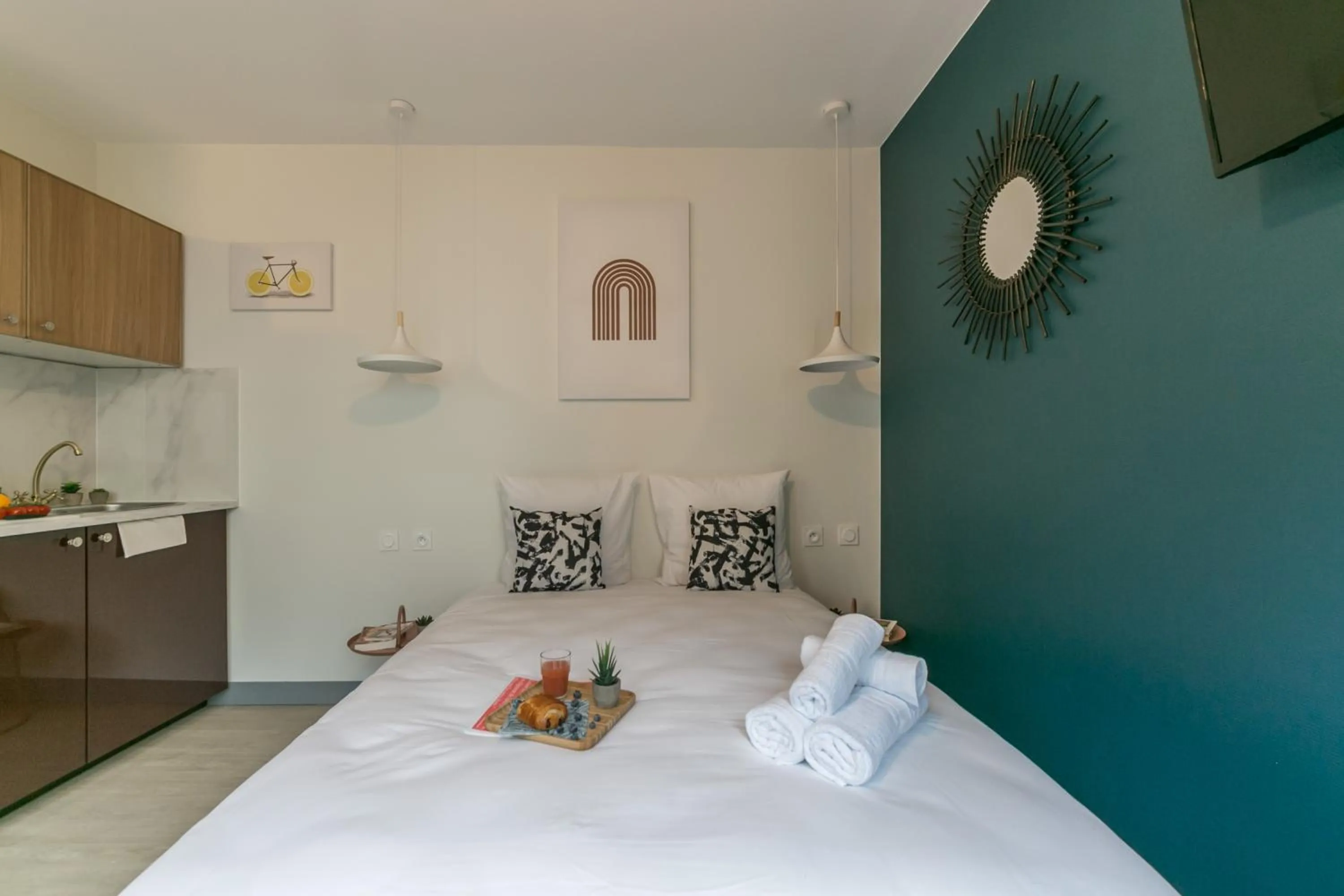 Bedroom, Bed in WS Tour Eiffel - Nicolo