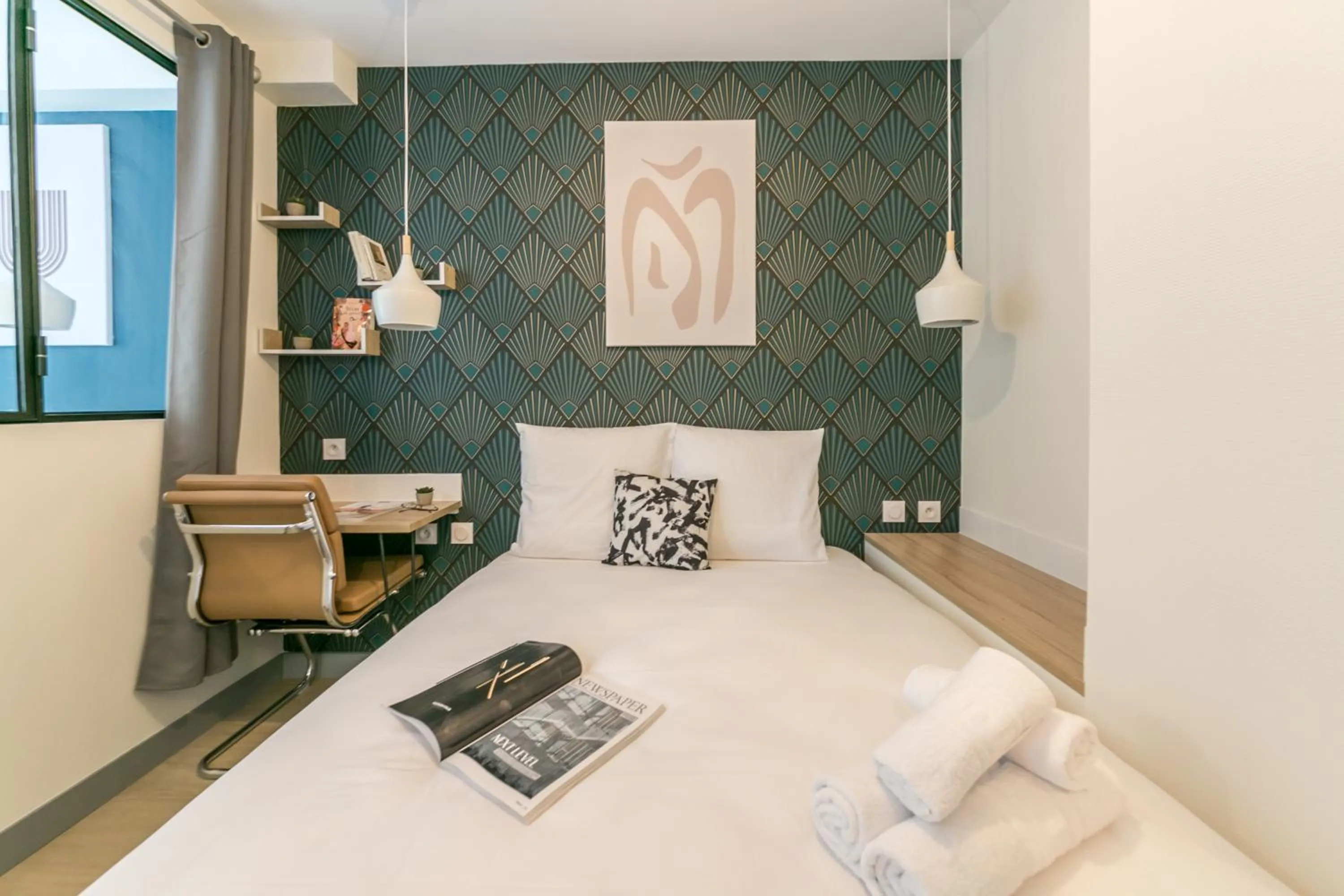 Bedroom, Bed in WS Tour Eiffel - Nicolo