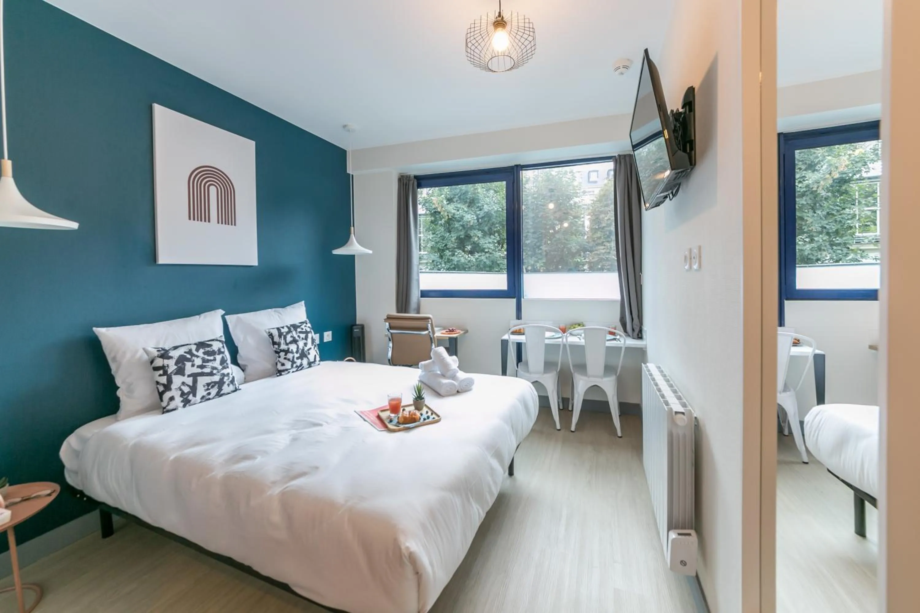 Bedroom, Bed in WS Tour Eiffel - Nicolo