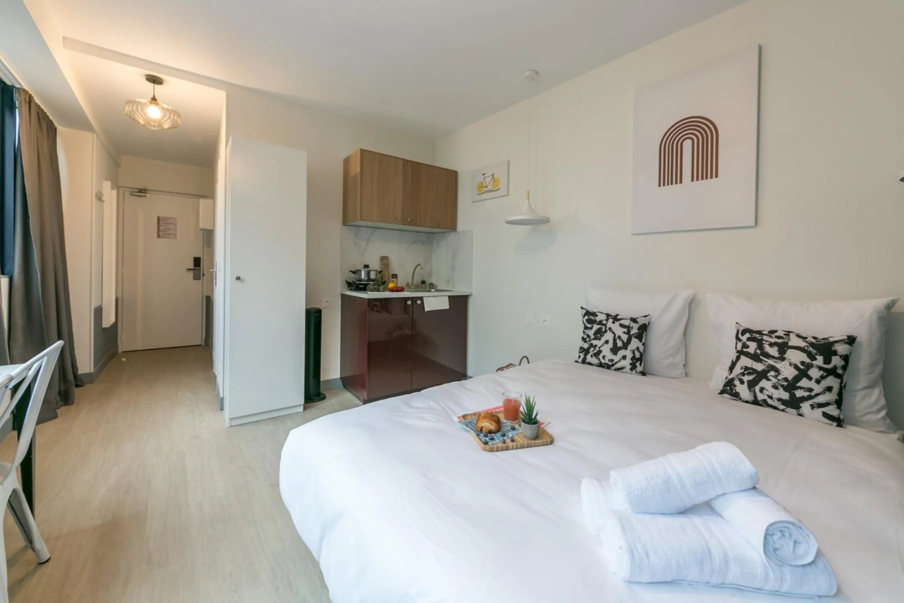 Bedroom, Bed in WS Tour Eiffel - Nicolo