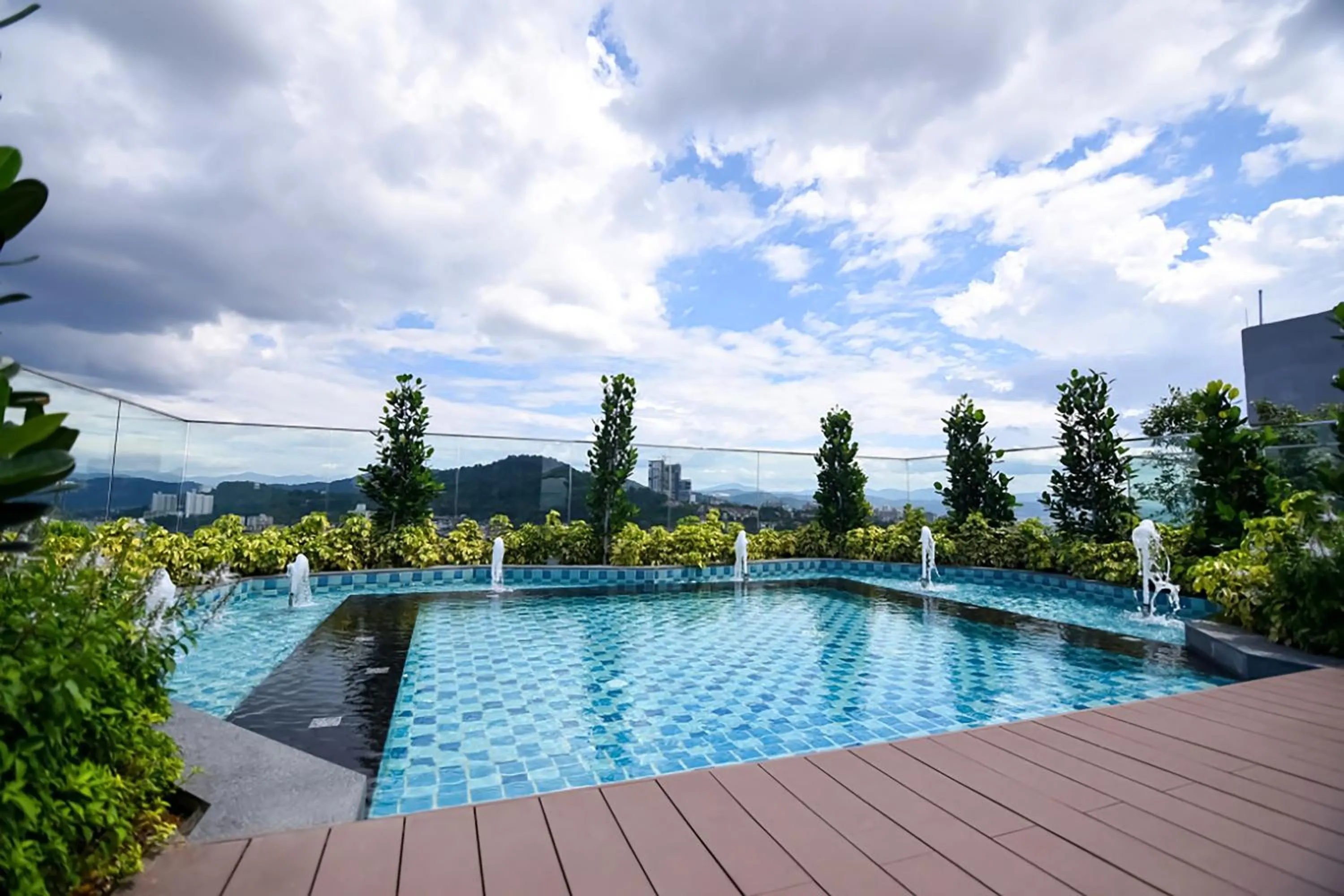 Swimming pool in Ekocheras @ Kuala Lumpur