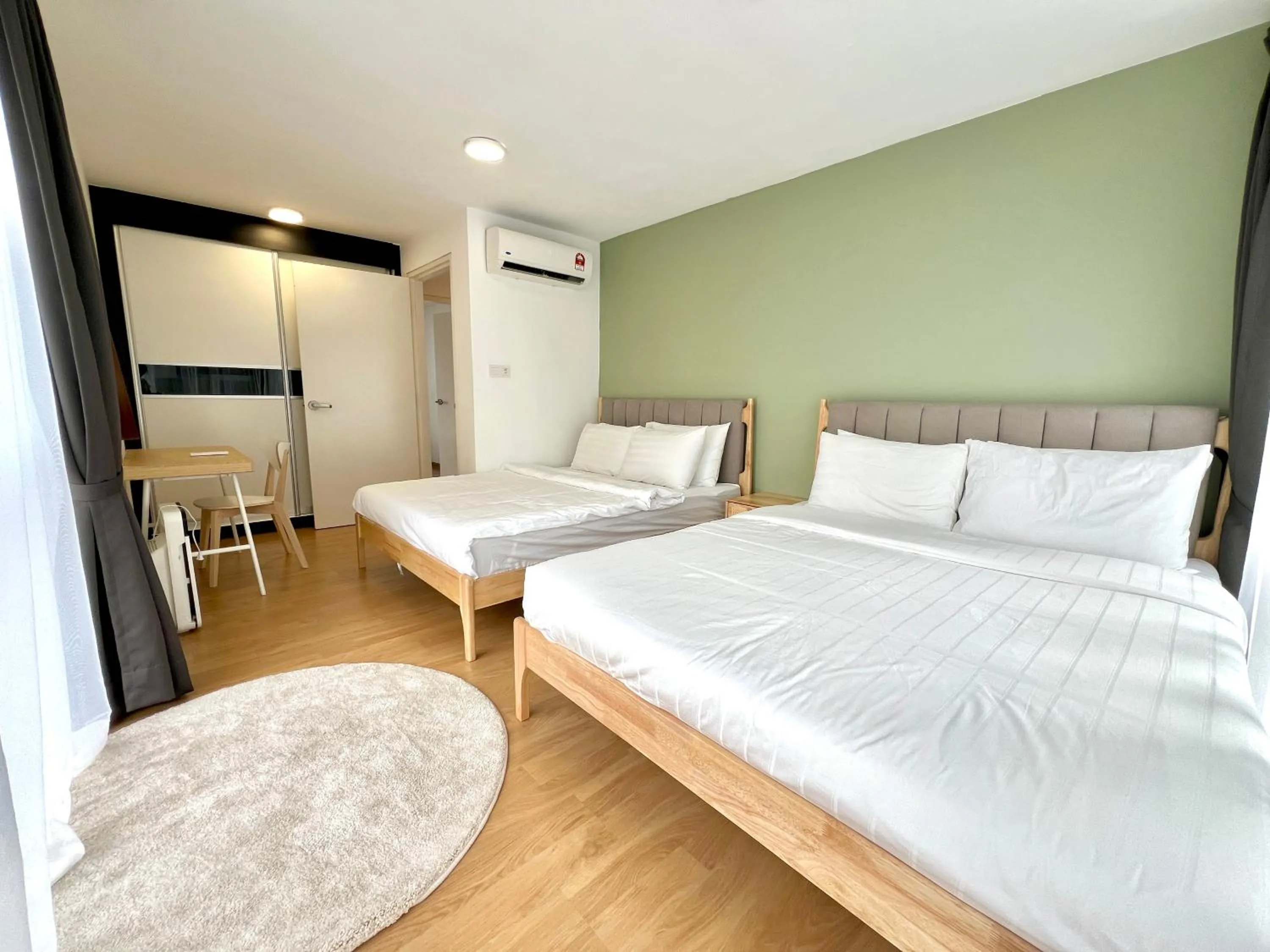 air conditioner, Bed in Ekocheras @ Kuala Lumpur