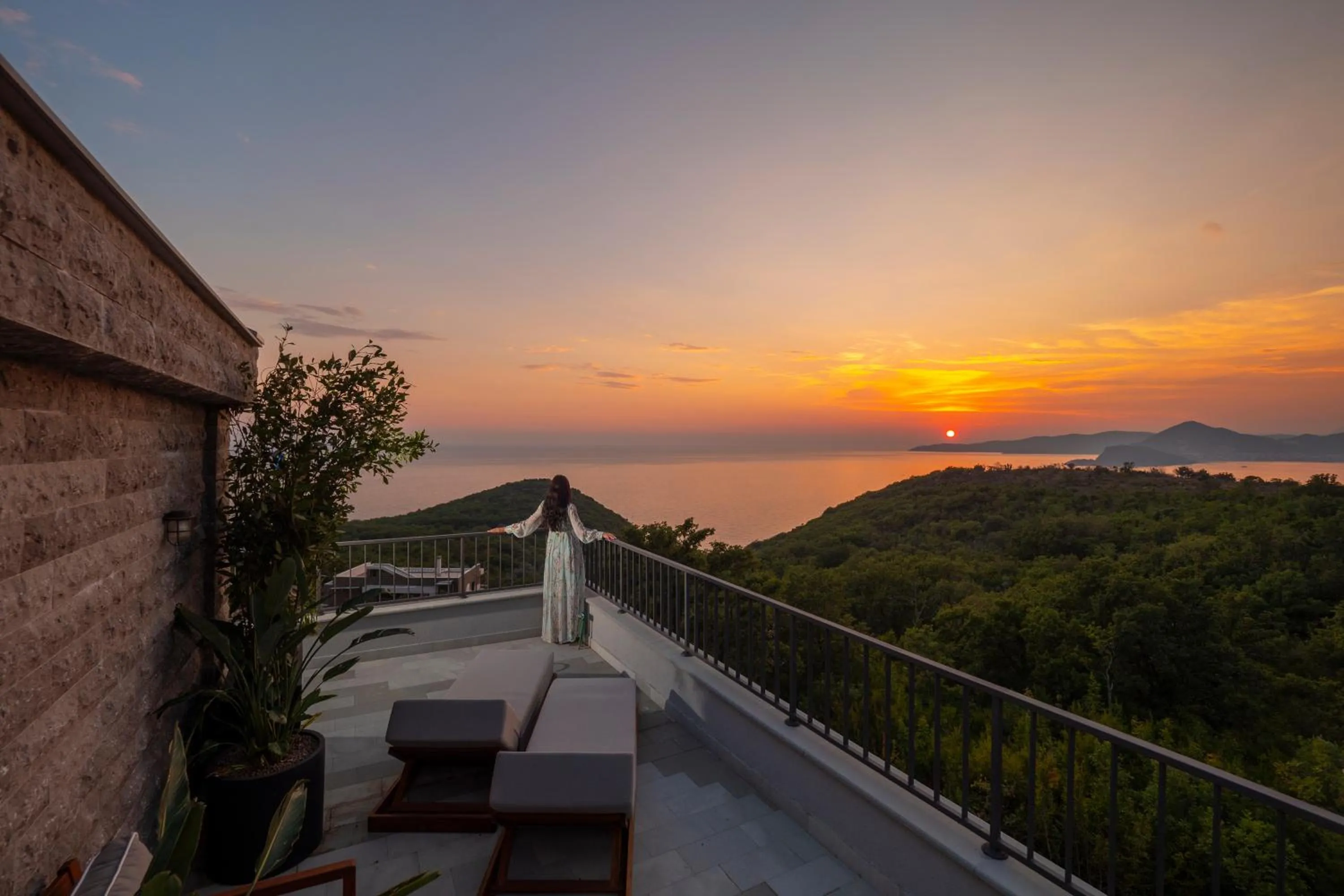 Balcony/Terrace in Vivid Blue Serenity Resort