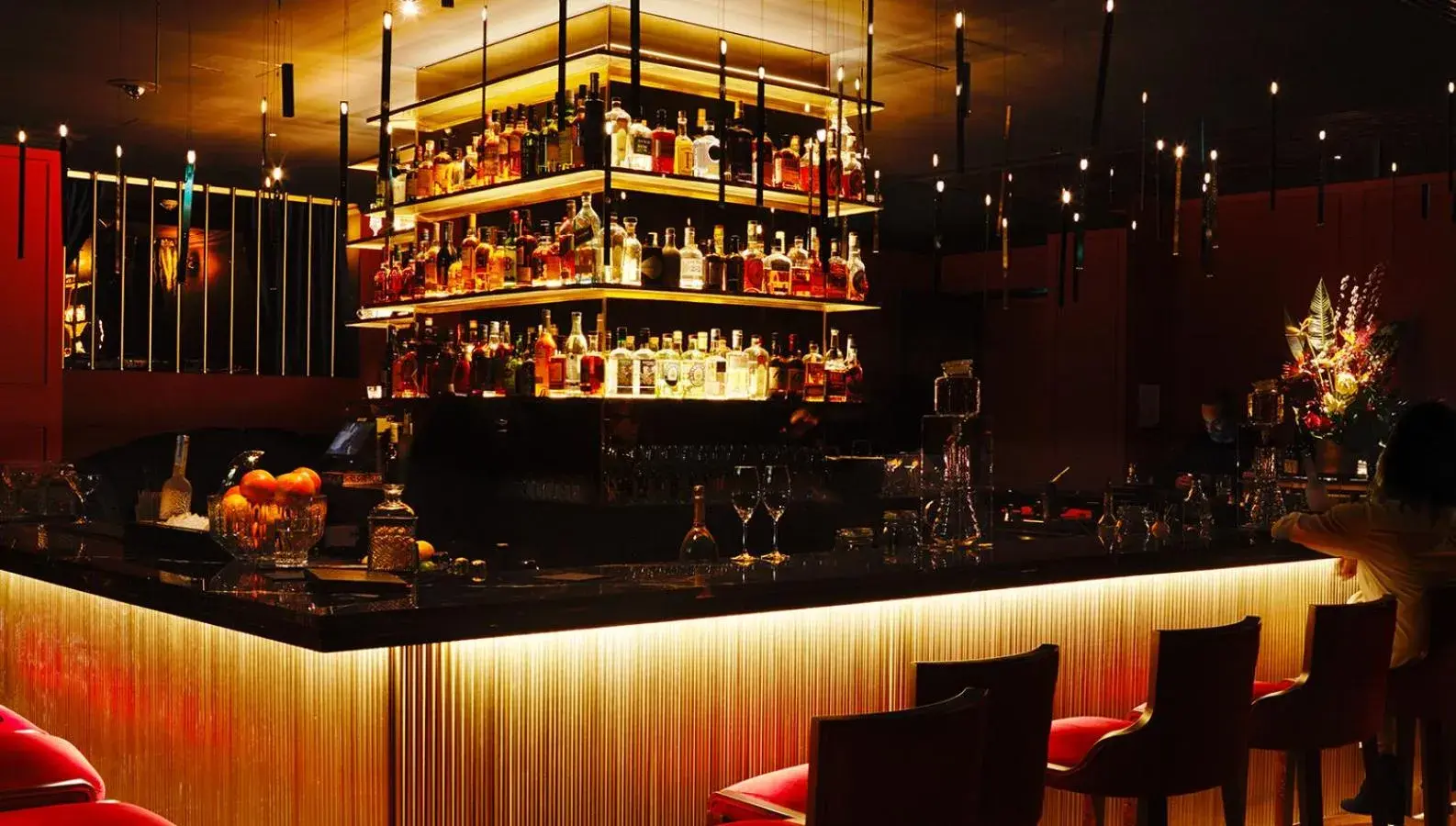 Lounge or bar in Provocateur Berlin, part of Sircle Collection Lounge or bar in Provocateur Berlin, part of Sircle Collection