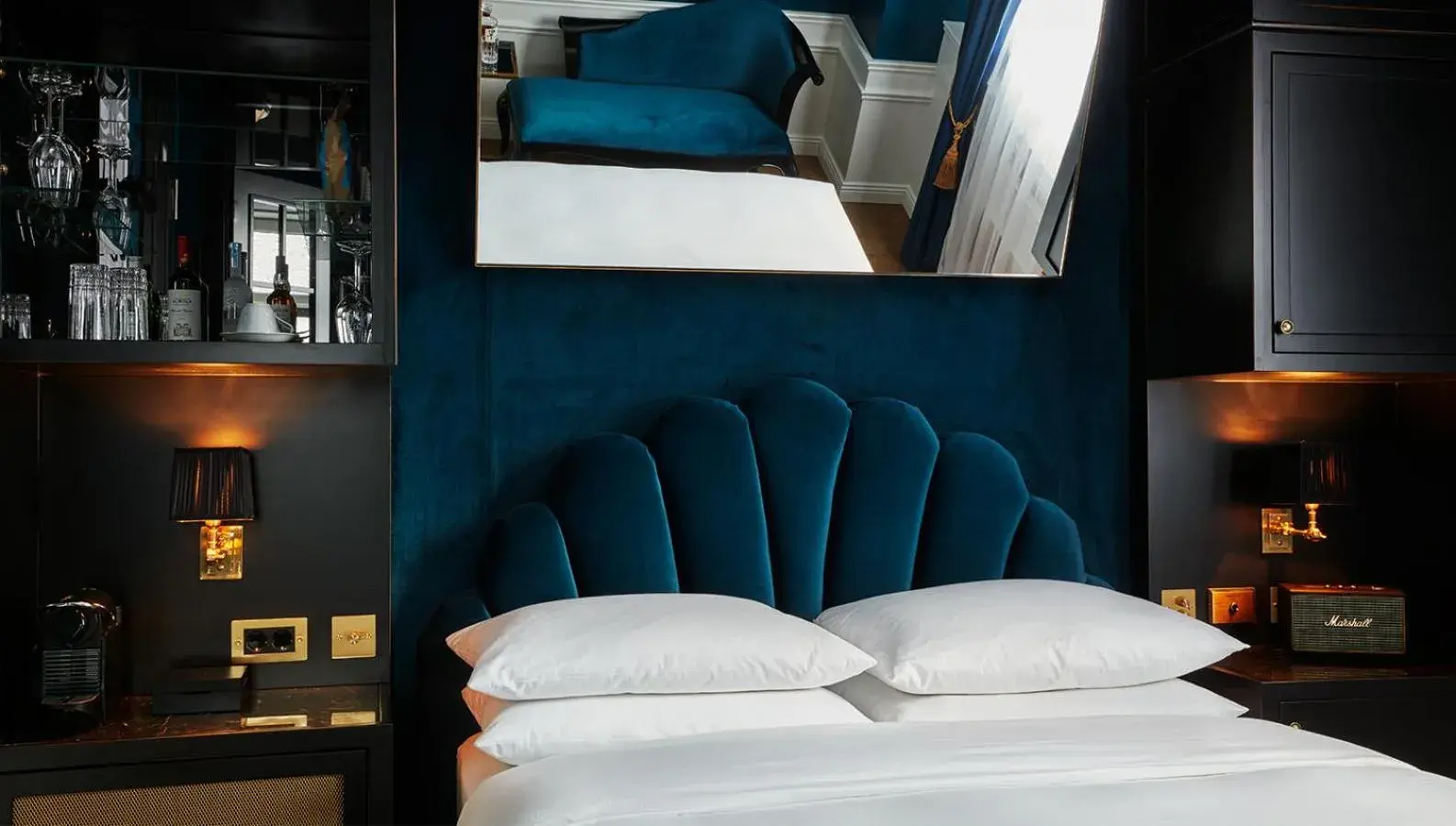 Photo of the whole room, Bed in Provocateur Berlin, part of Sircle Collection Photo of the whole room, Bed in Provocateur Berlin, part of Sircle Collection