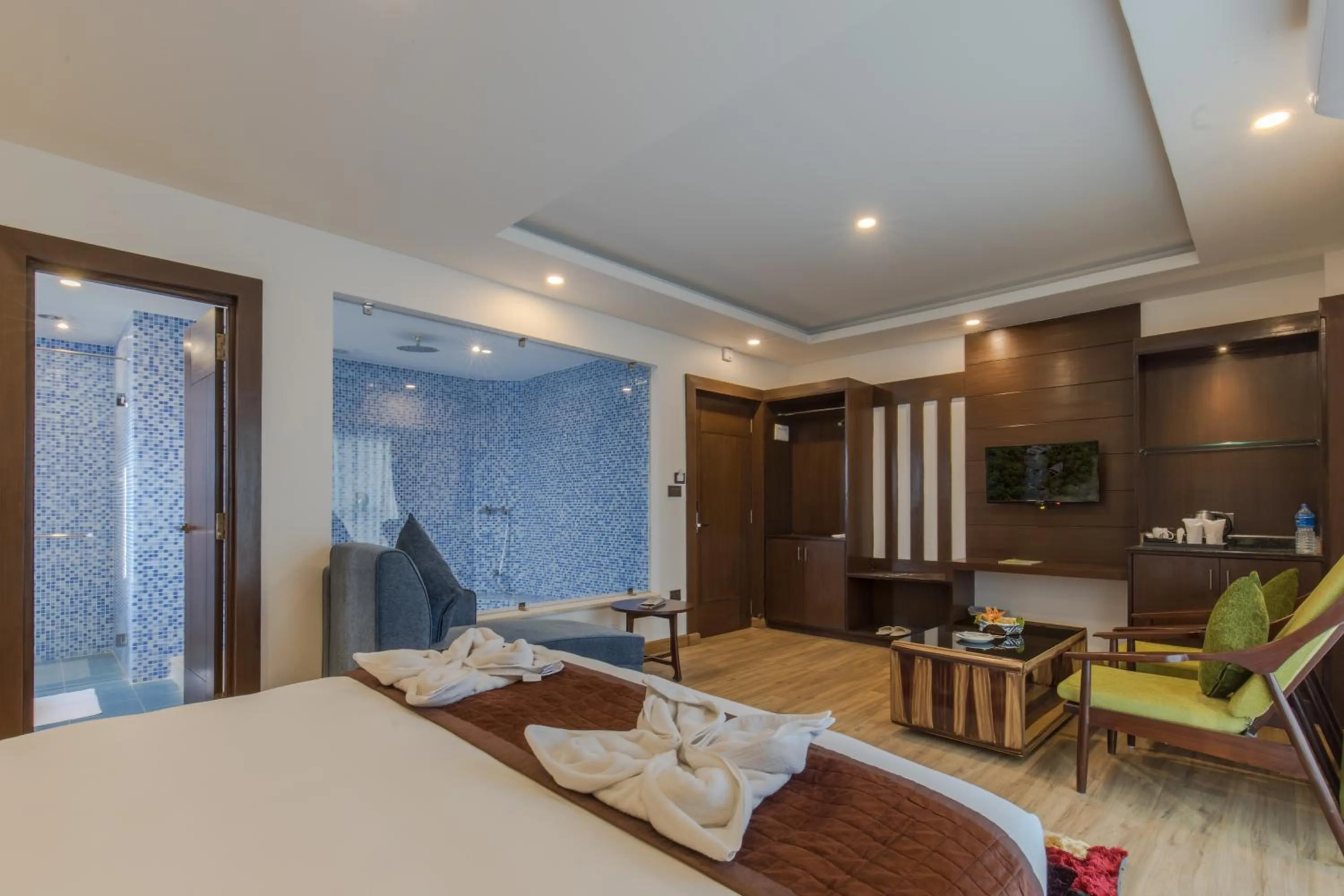 View (from property/room), Bed in Mourya Hotel