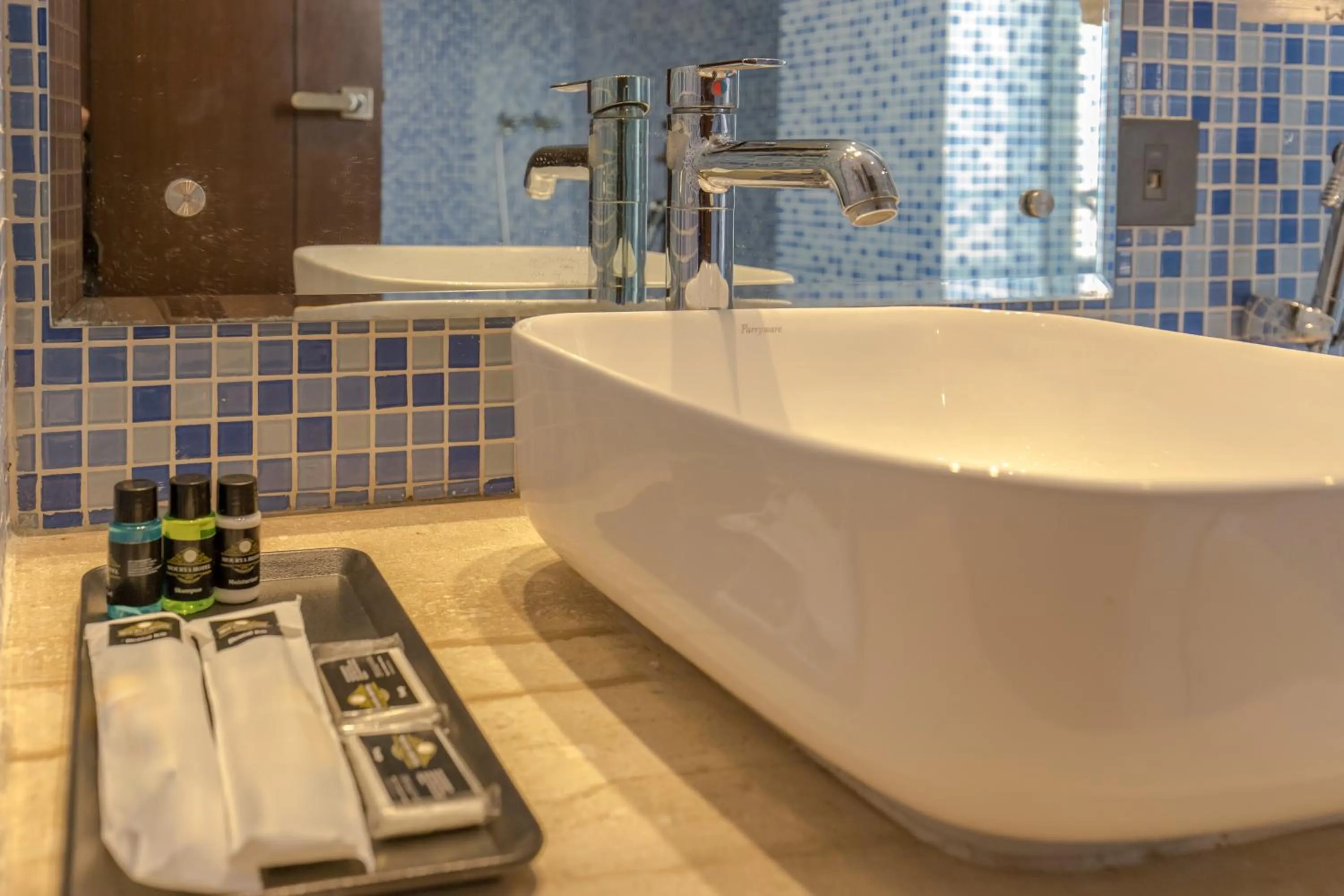 Bathroom in Mourya Hotel