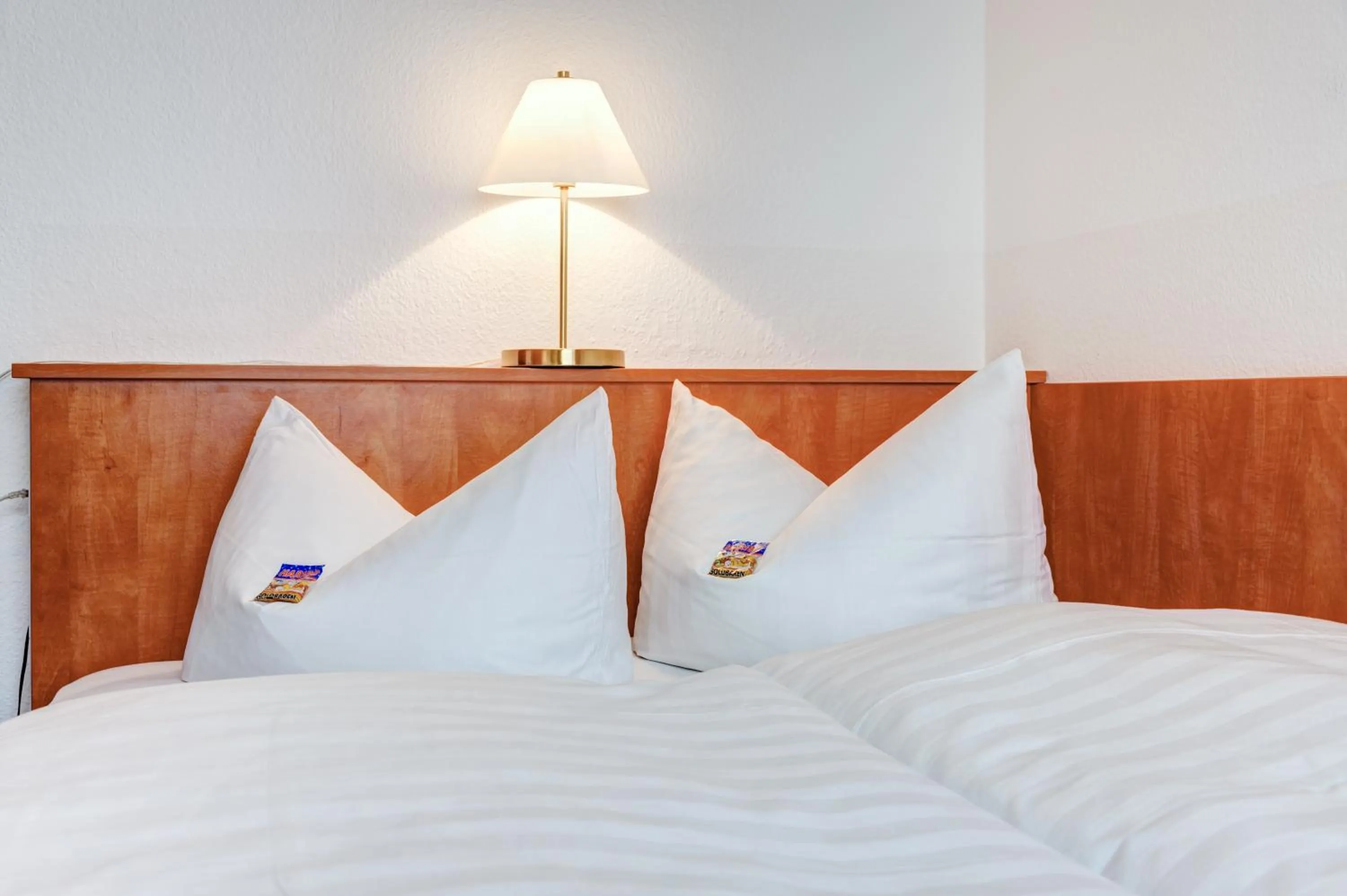 Bed in Hotel Antares München