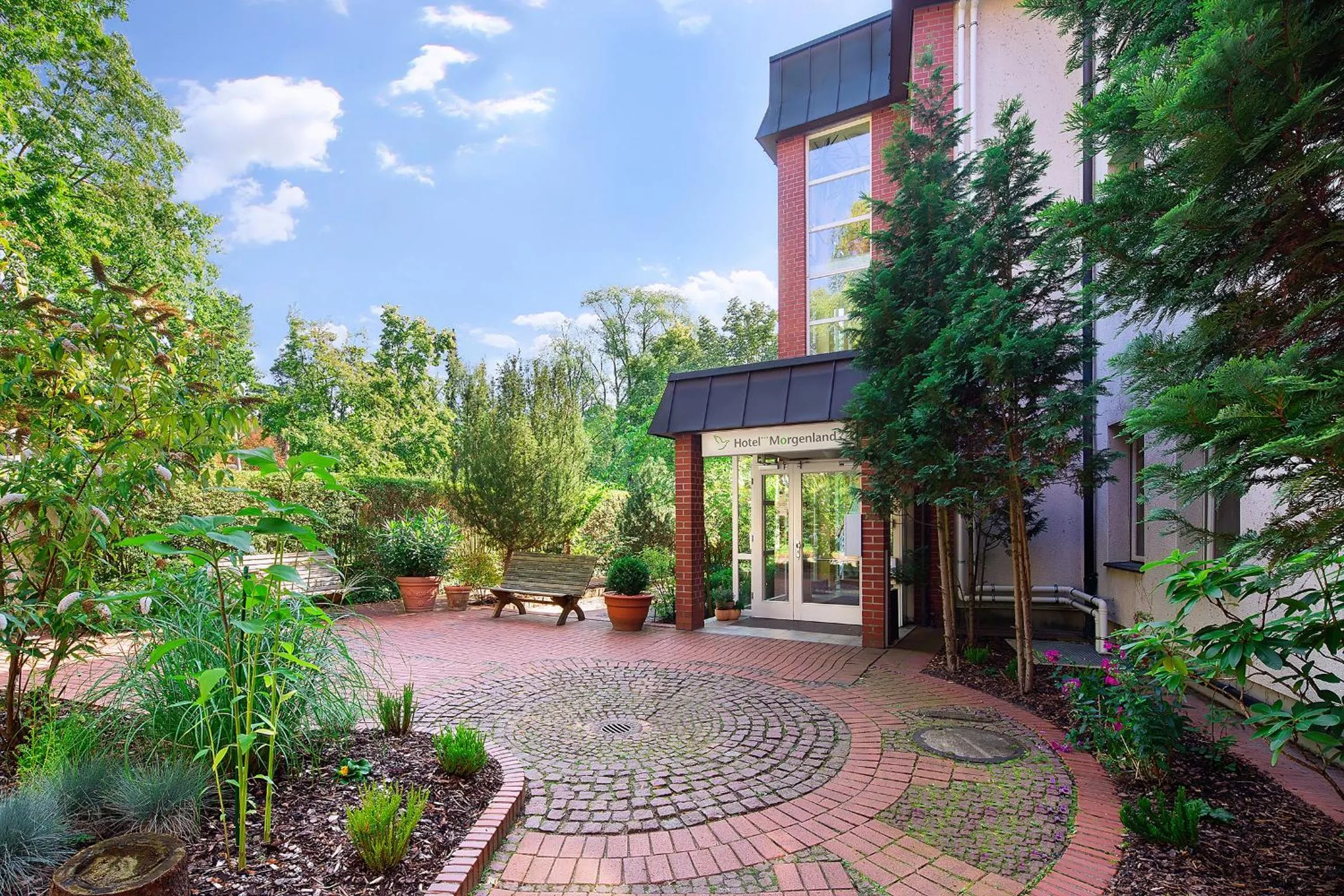 Facade/entrance in Hotel Morgenland