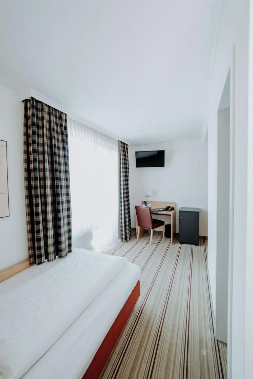 Bed in Hotel Ars Vivendi München