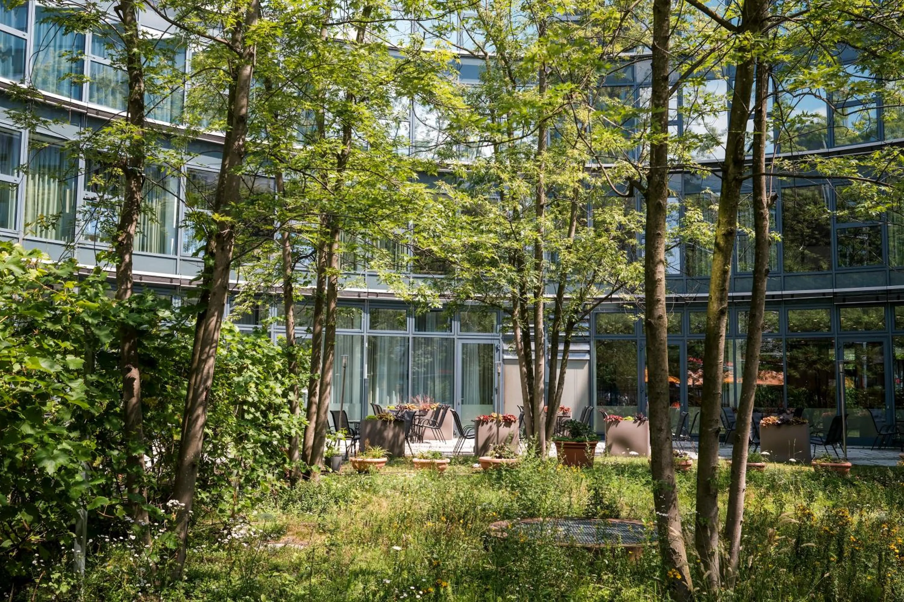 Inner courtyard view in Hotel am Borsigturm