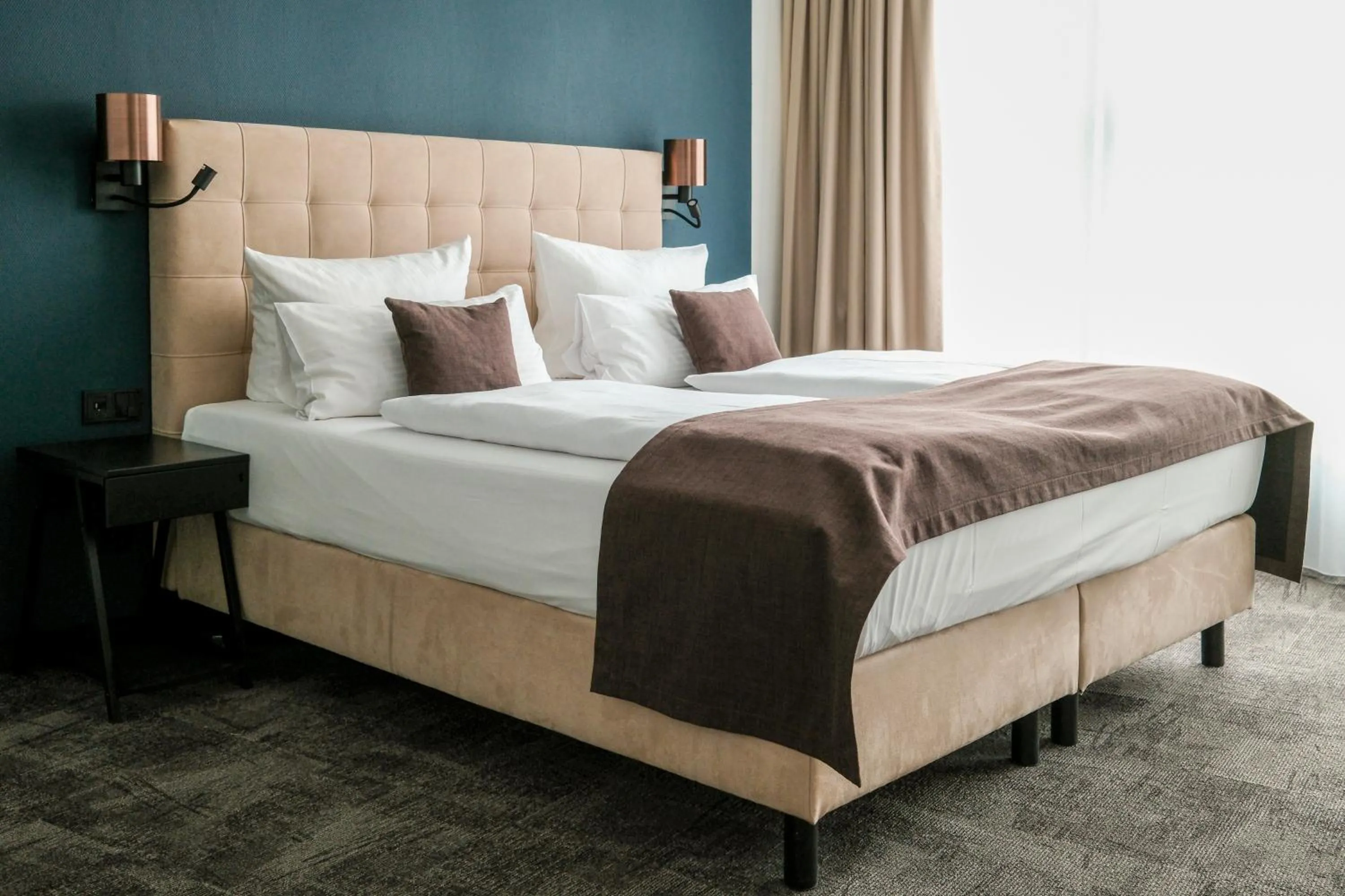 Bed in Hotel am Borsigturm