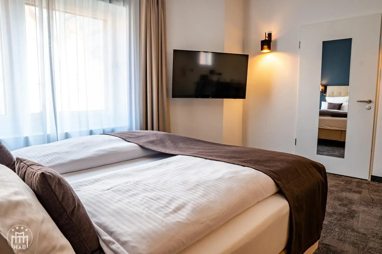 Bed in Hotel am Borsigturm Bed in Hotel am Borsigturm