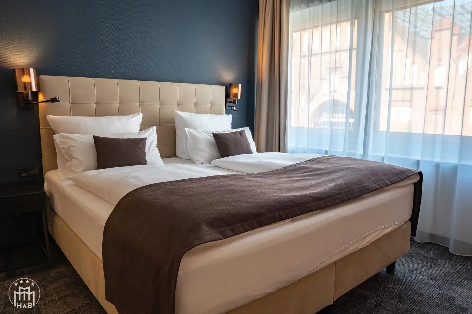 Bed in Hotel am Borsigturm Bed in Hotel am Borsigturm