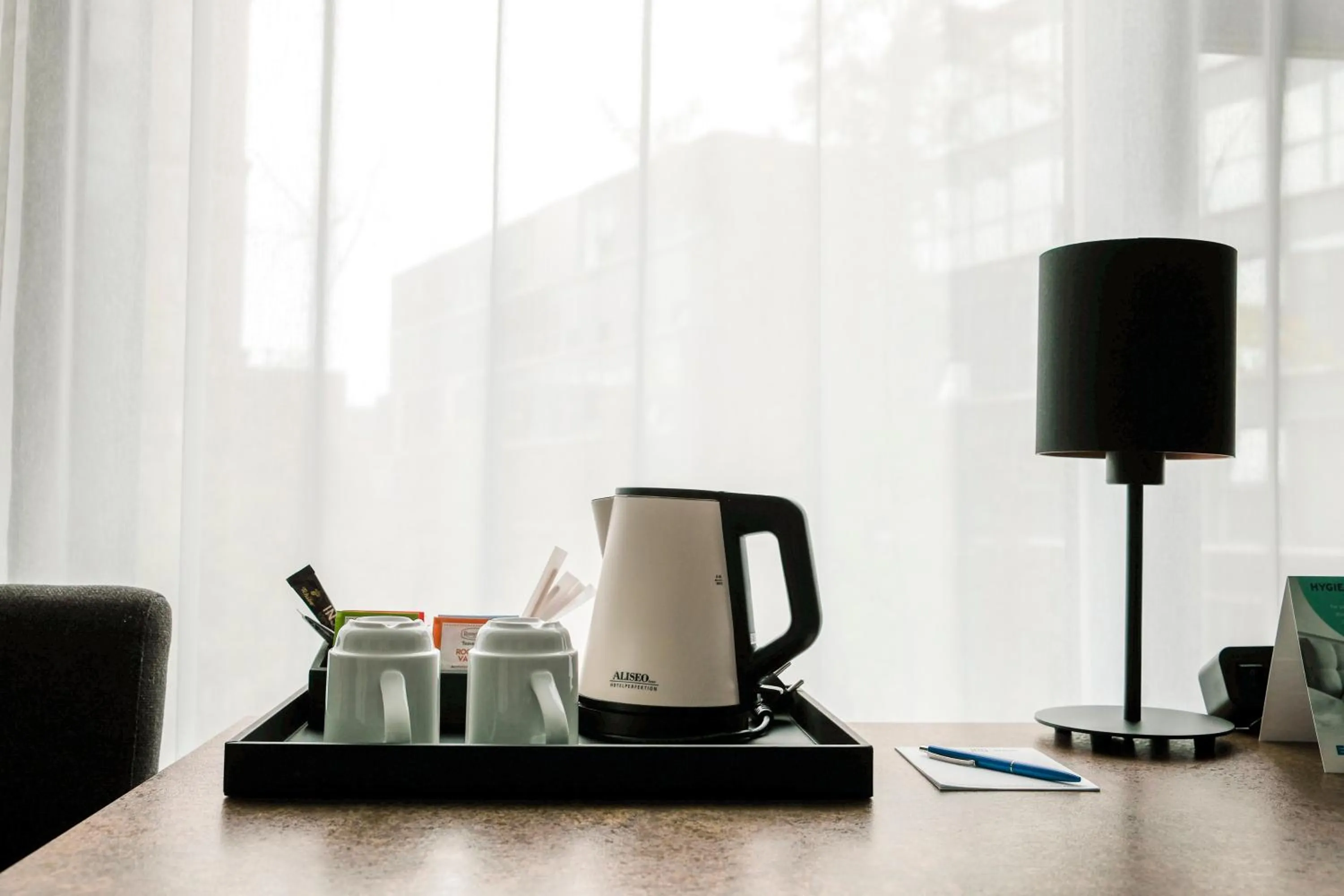 Coffee/tea facilities in Hotel am Borsigturm