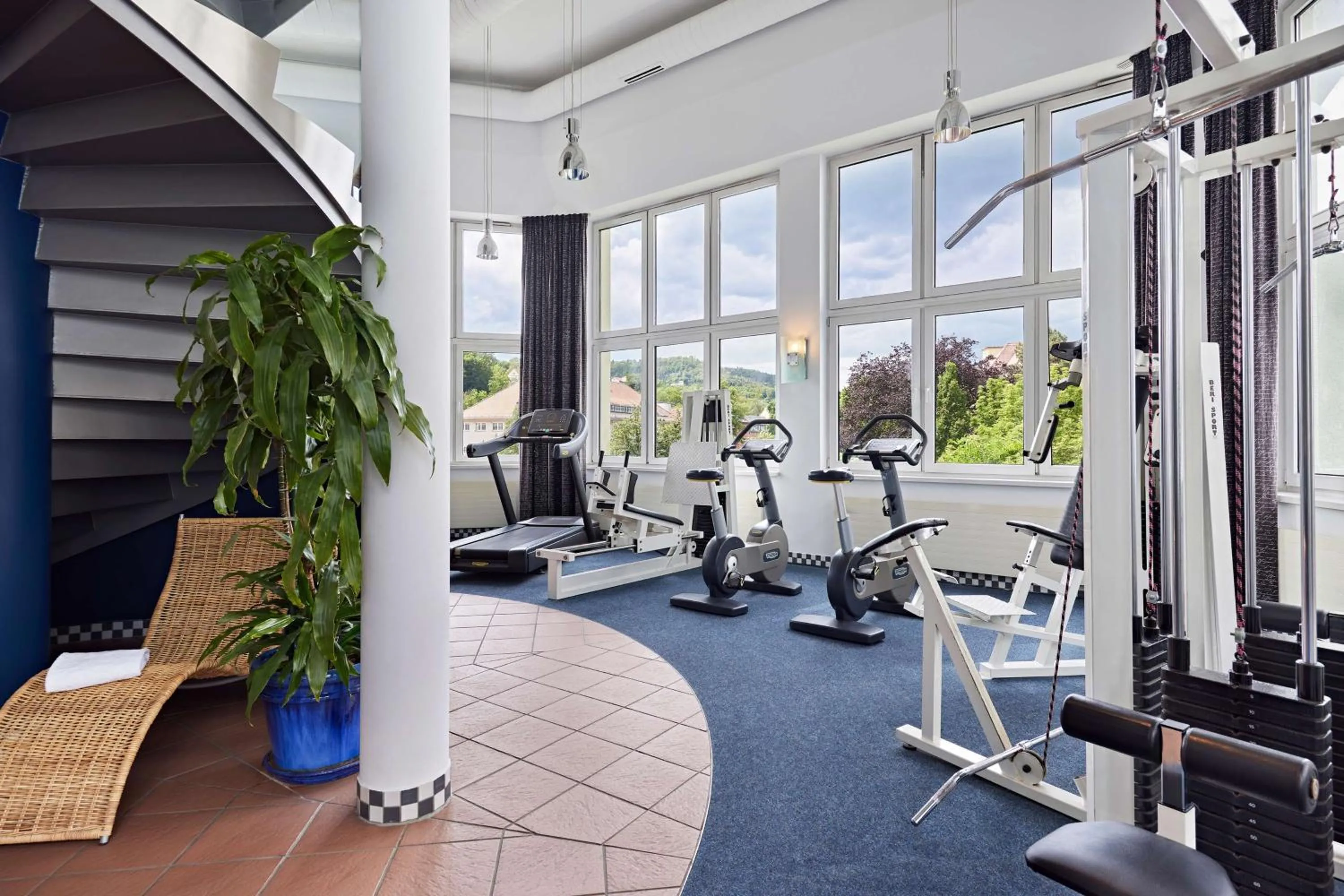 Fitness centre/facilities in Dorint Hotel Esplanade Jena