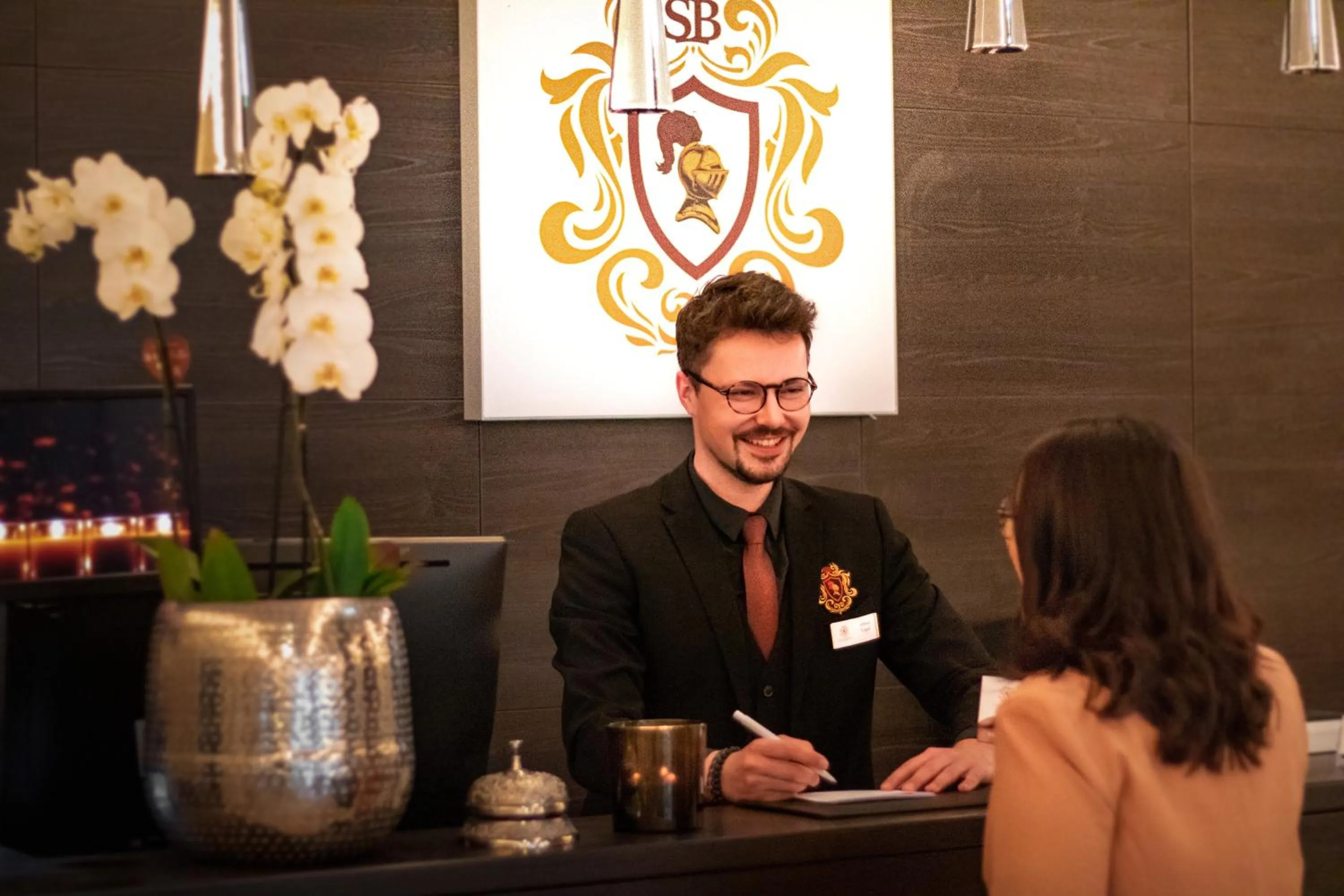 Lobby or reception in Schloss Breitenfeld Hotel & Tagung