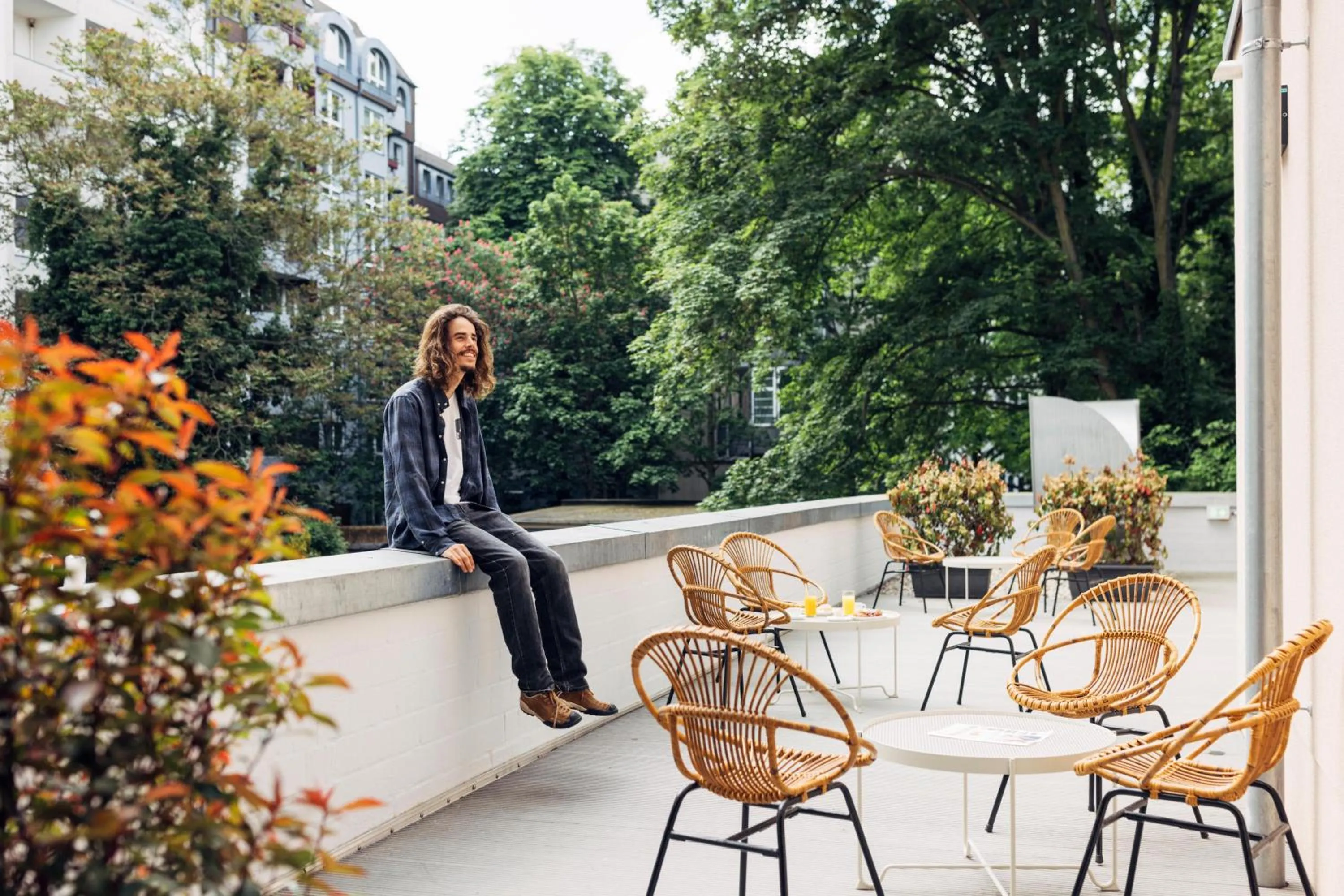 Balcony/Terrace in harry's home Berlin-Moabit hotel & apartments