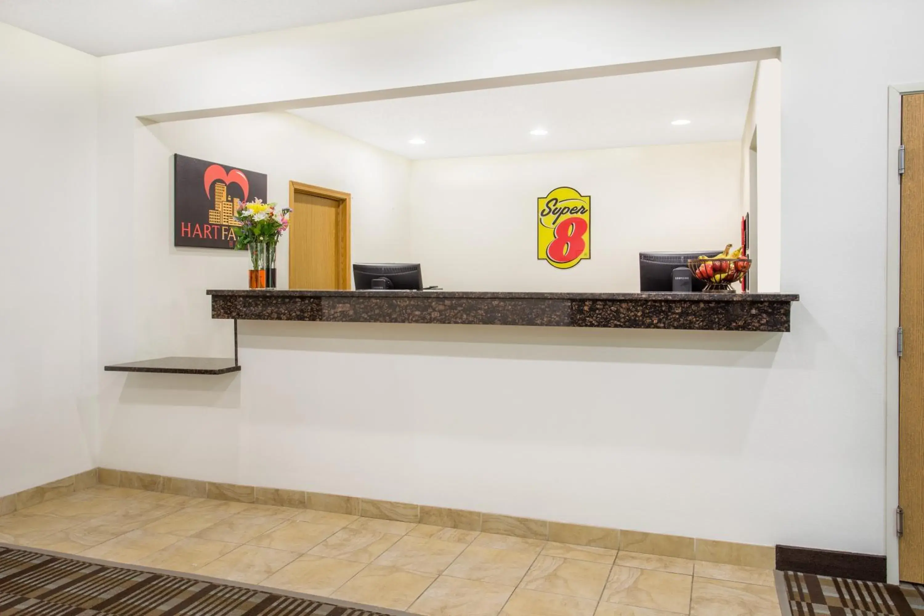 Lobby or reception in Super 8 by Wyndham Cedar Falls Lobby or reception in Super 8 by Wyndham Cedar Falls