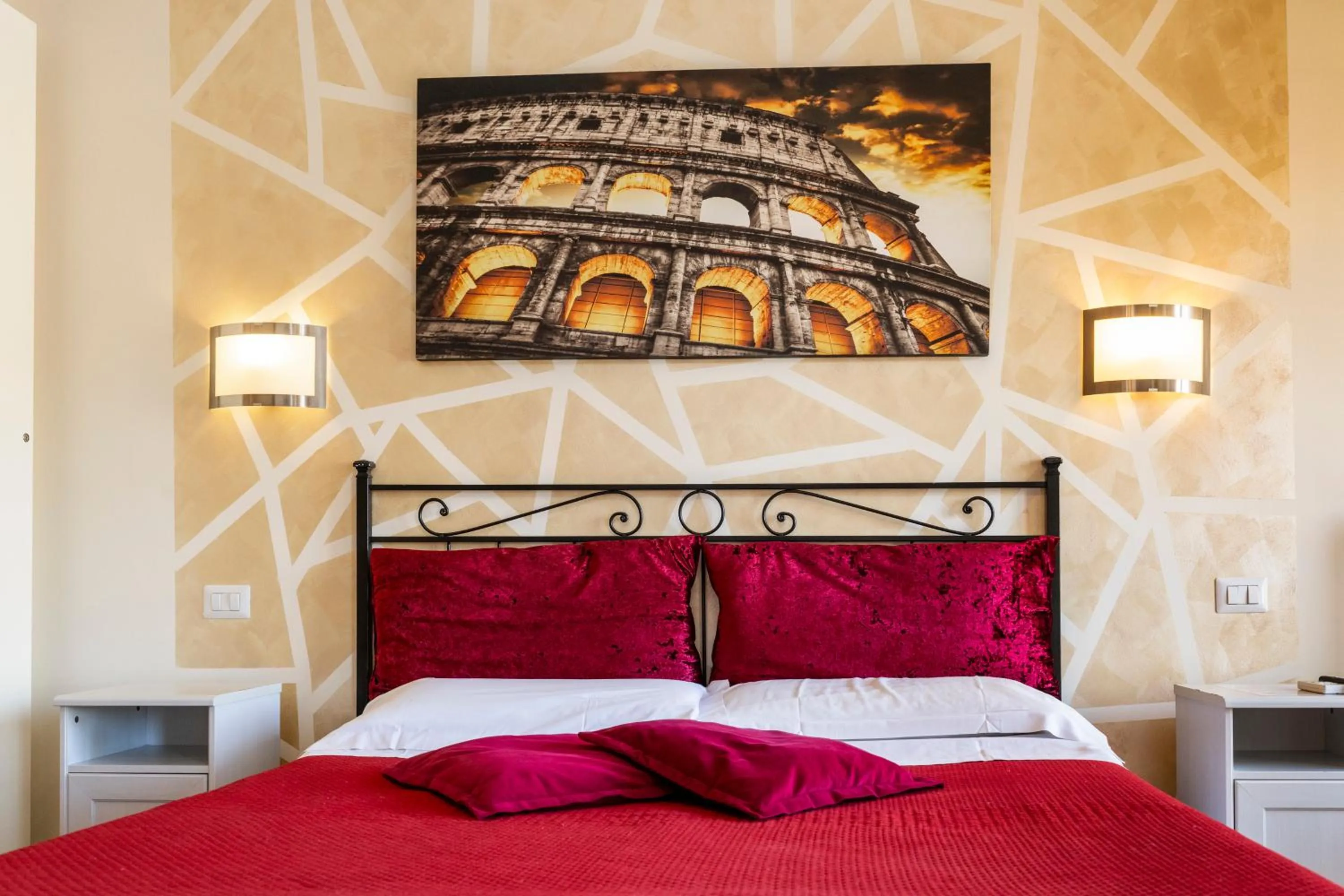 Bedroom, Bed in Bed and Breakfast La Stazione Del Vaticano
