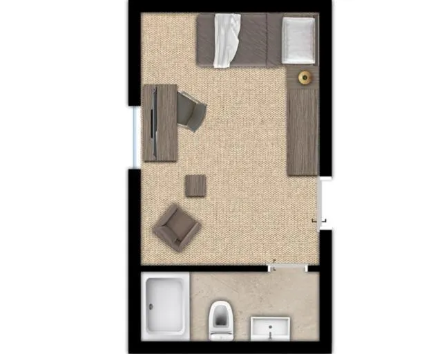 Floor plan in Konsumhotel Dorotheenhof Weimar