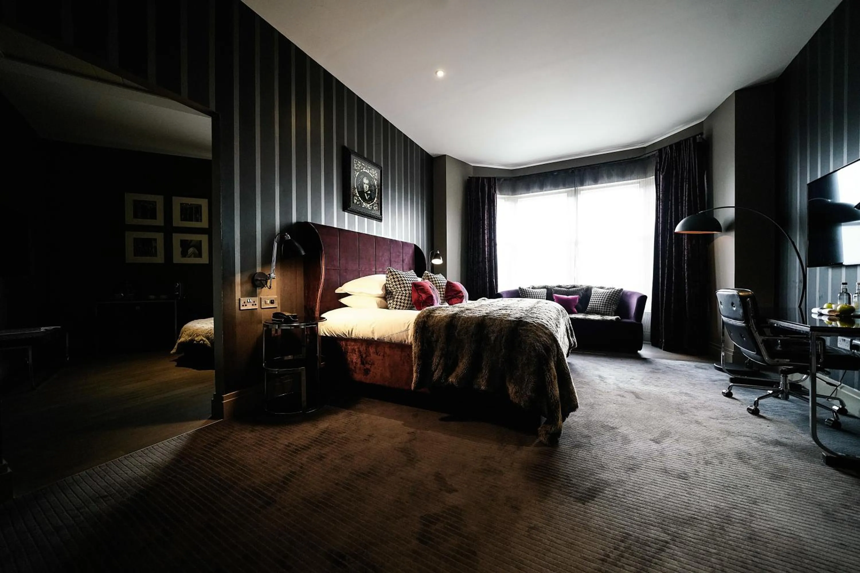 Bedroom, Bed in Malmaison Dundee