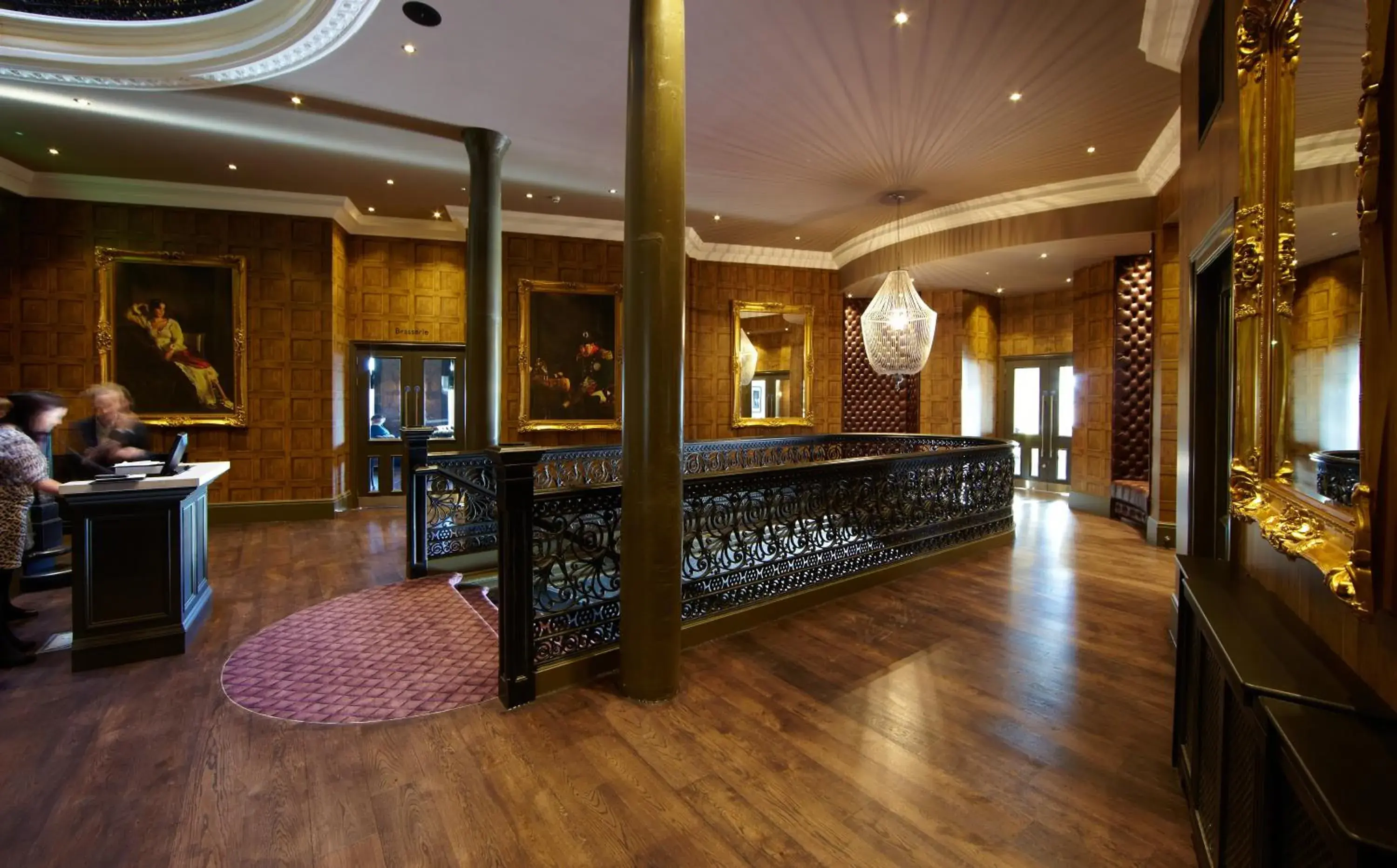 Lobby or reception in Malmaison Dundee Lobby or reception in Malmaison Dundee