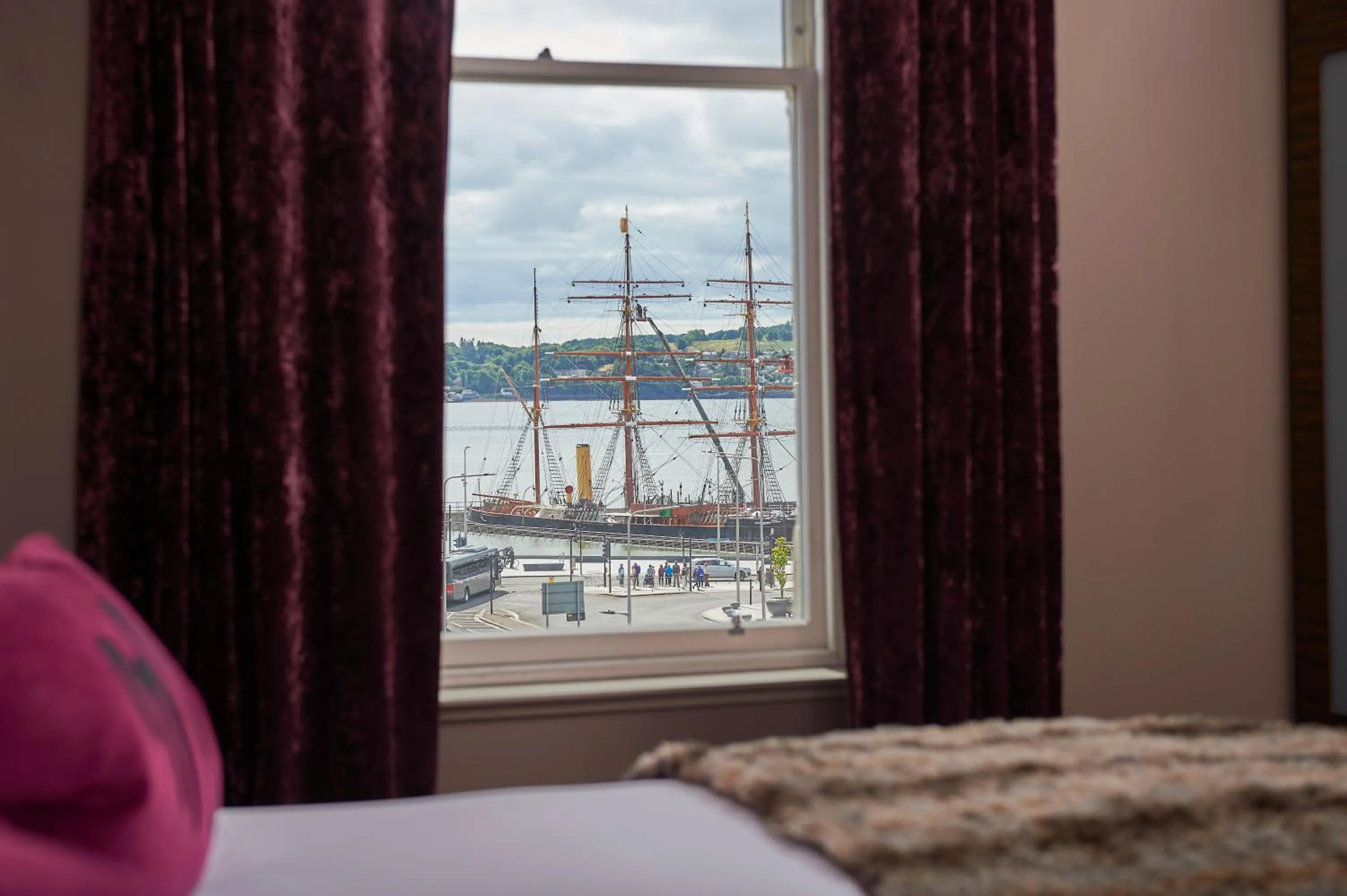 Bedroom, Bed in Malmaison Dundee