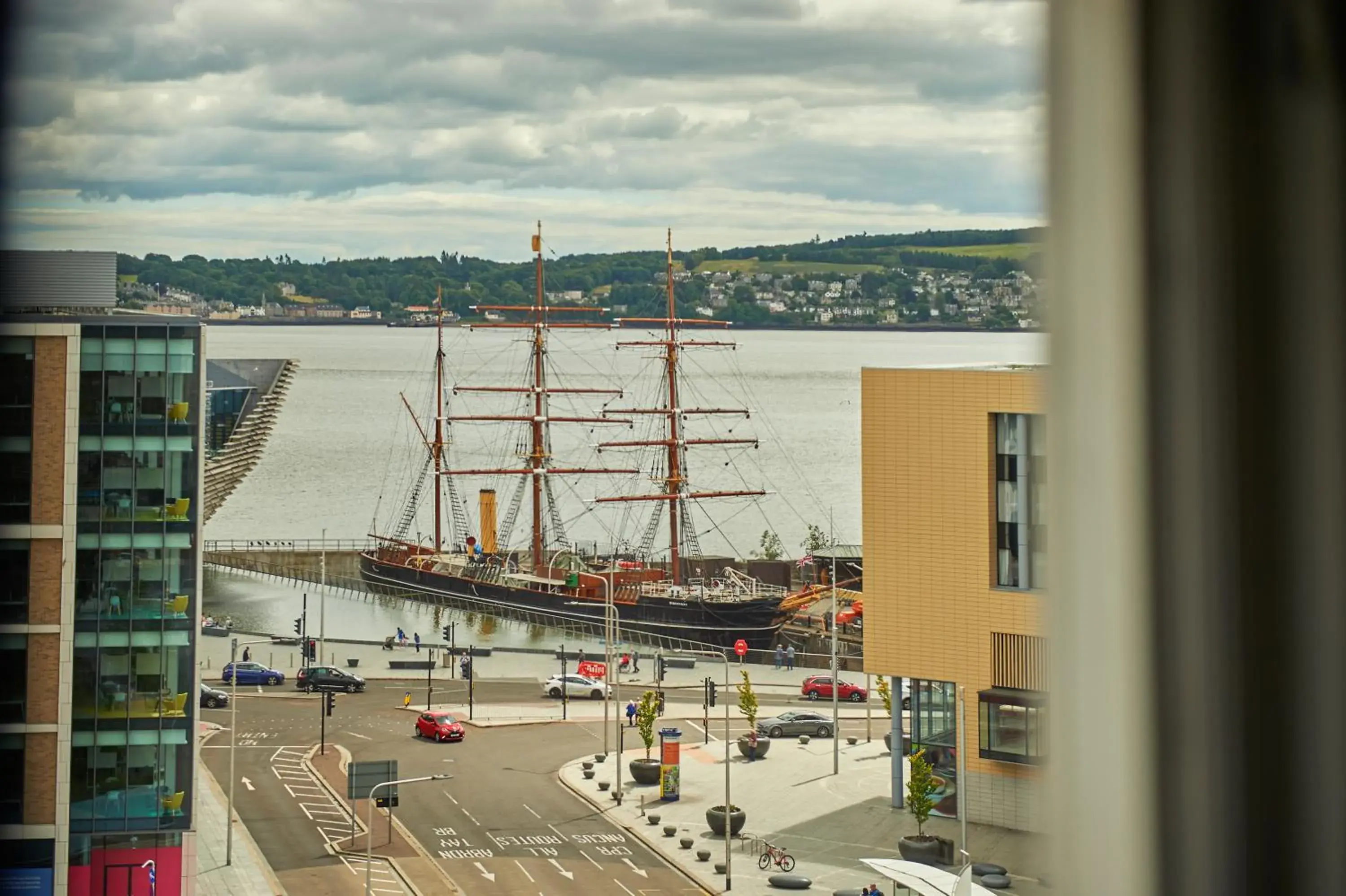 Sea view in Malmaison Dundee Sea view in Malmaison Dundee