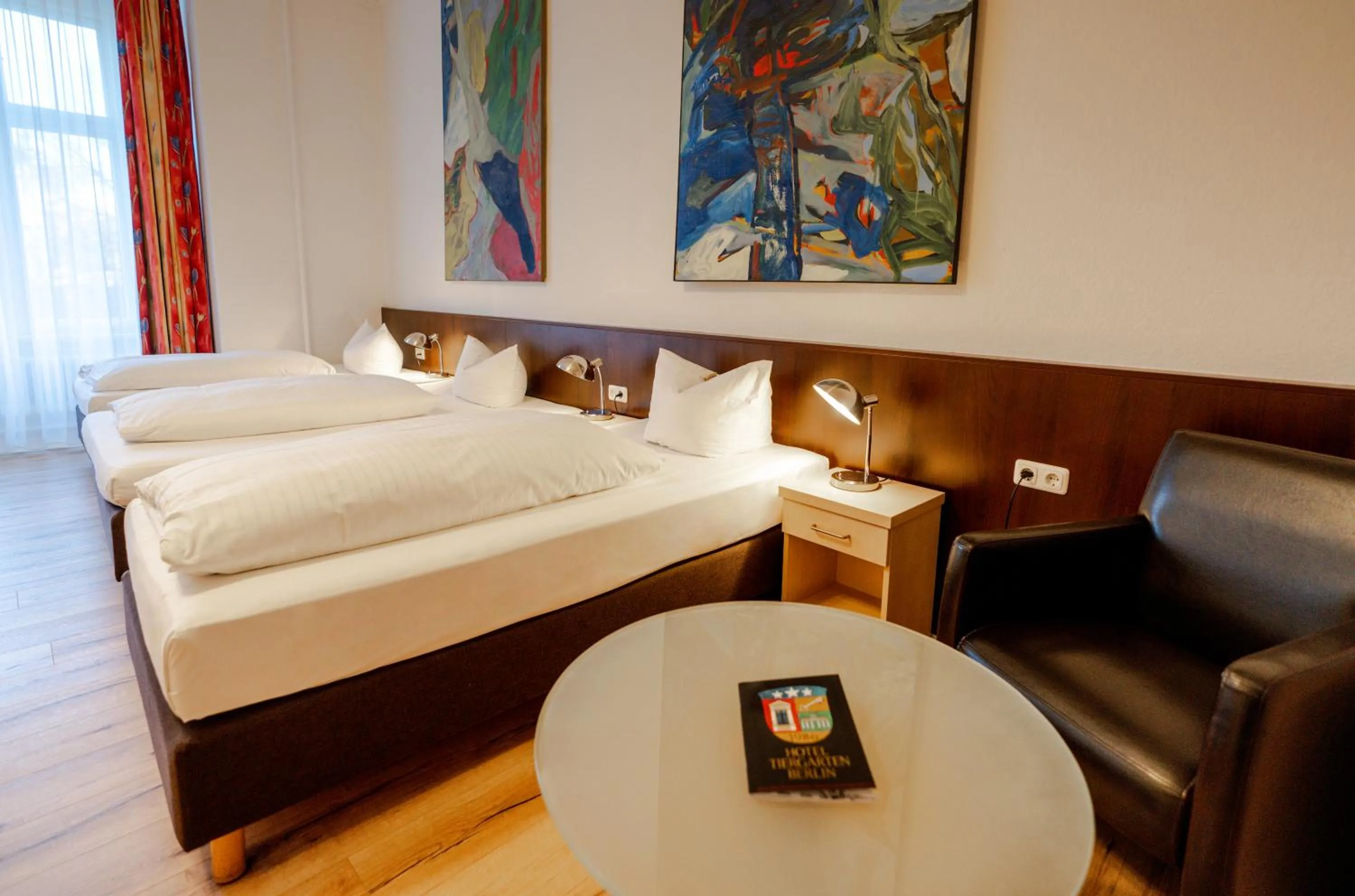 Bed in Hotel Tiergarten Berlin