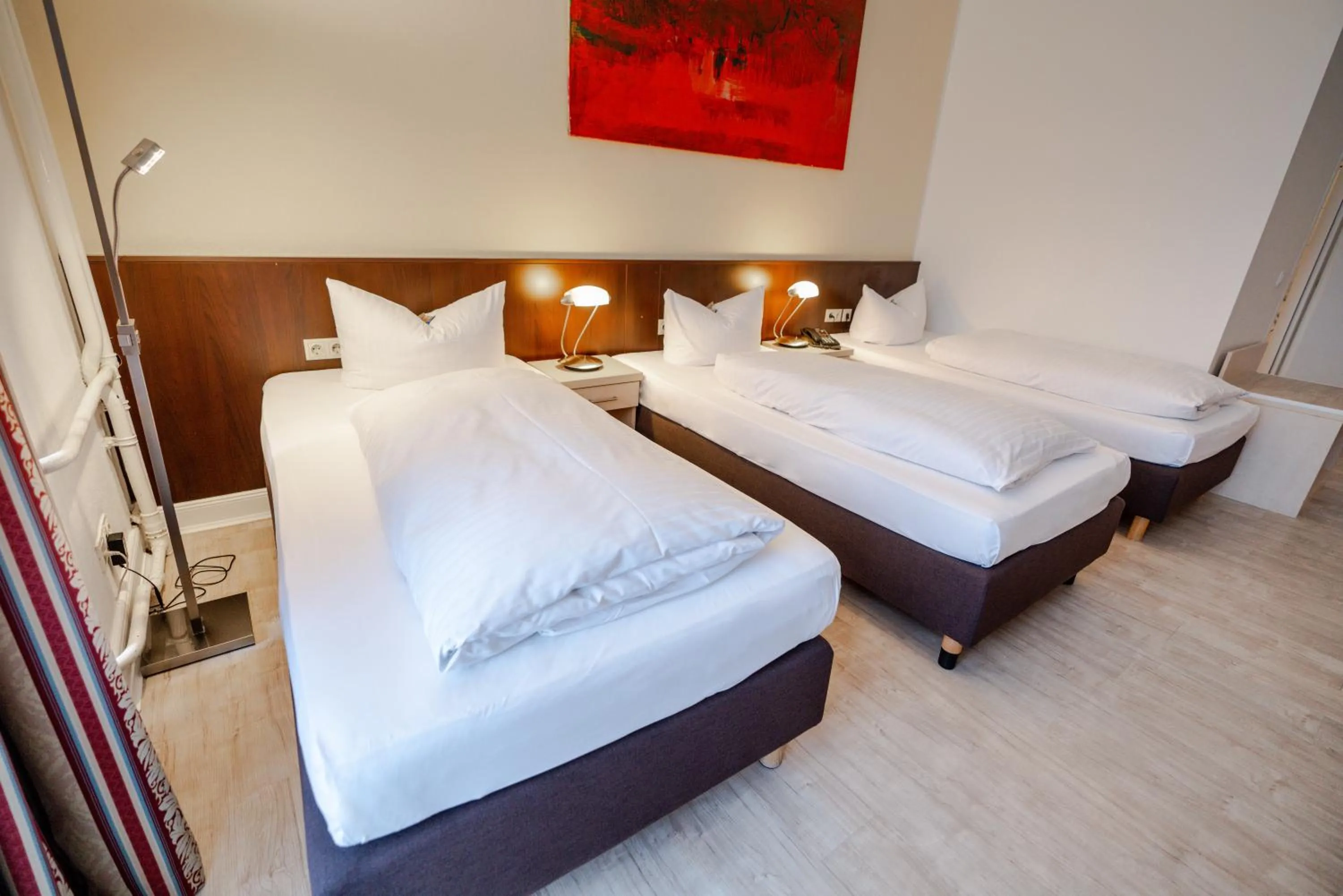 Bed in Hotel Tiergarten Berlin