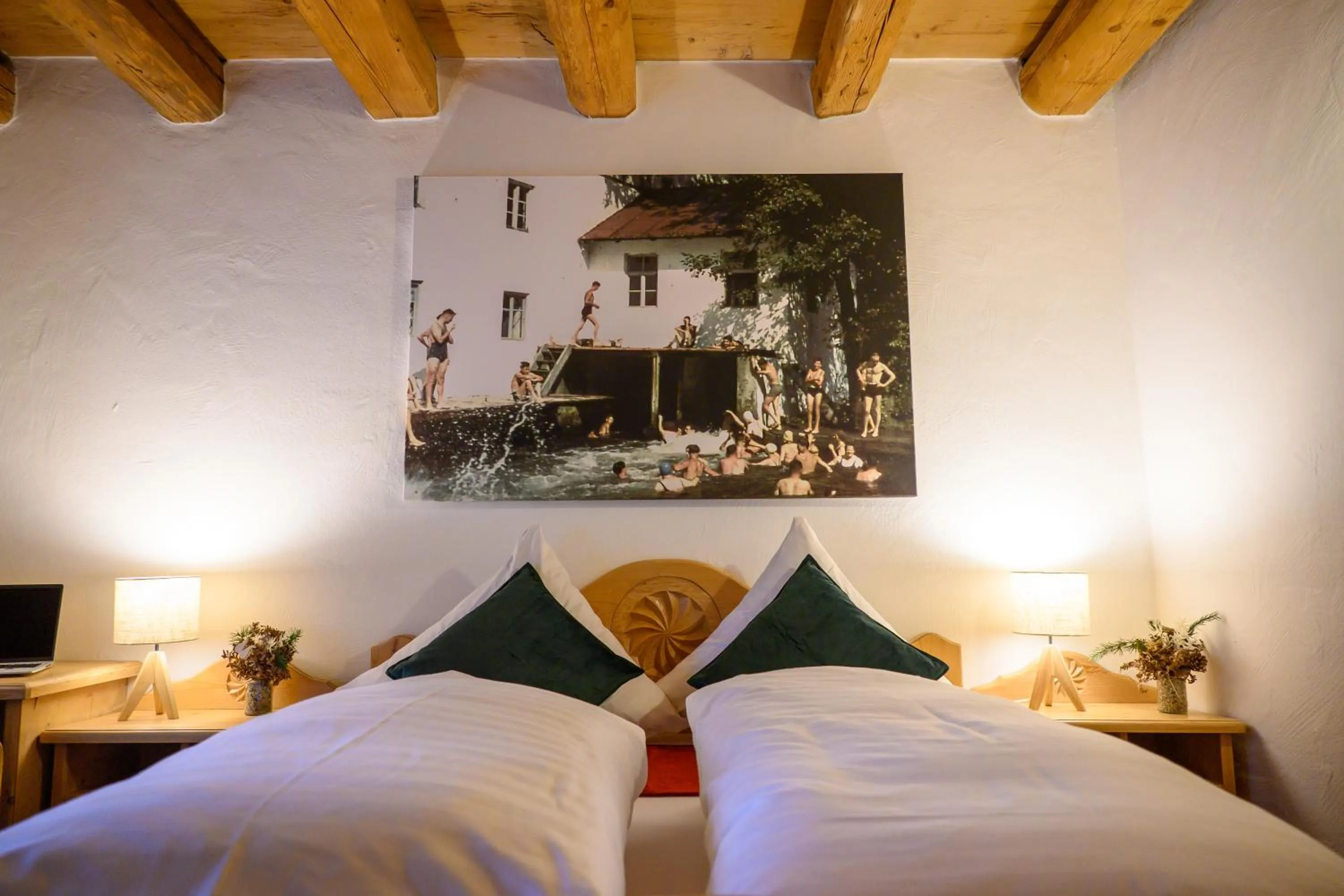 Bedroom, Bed in InselMühle