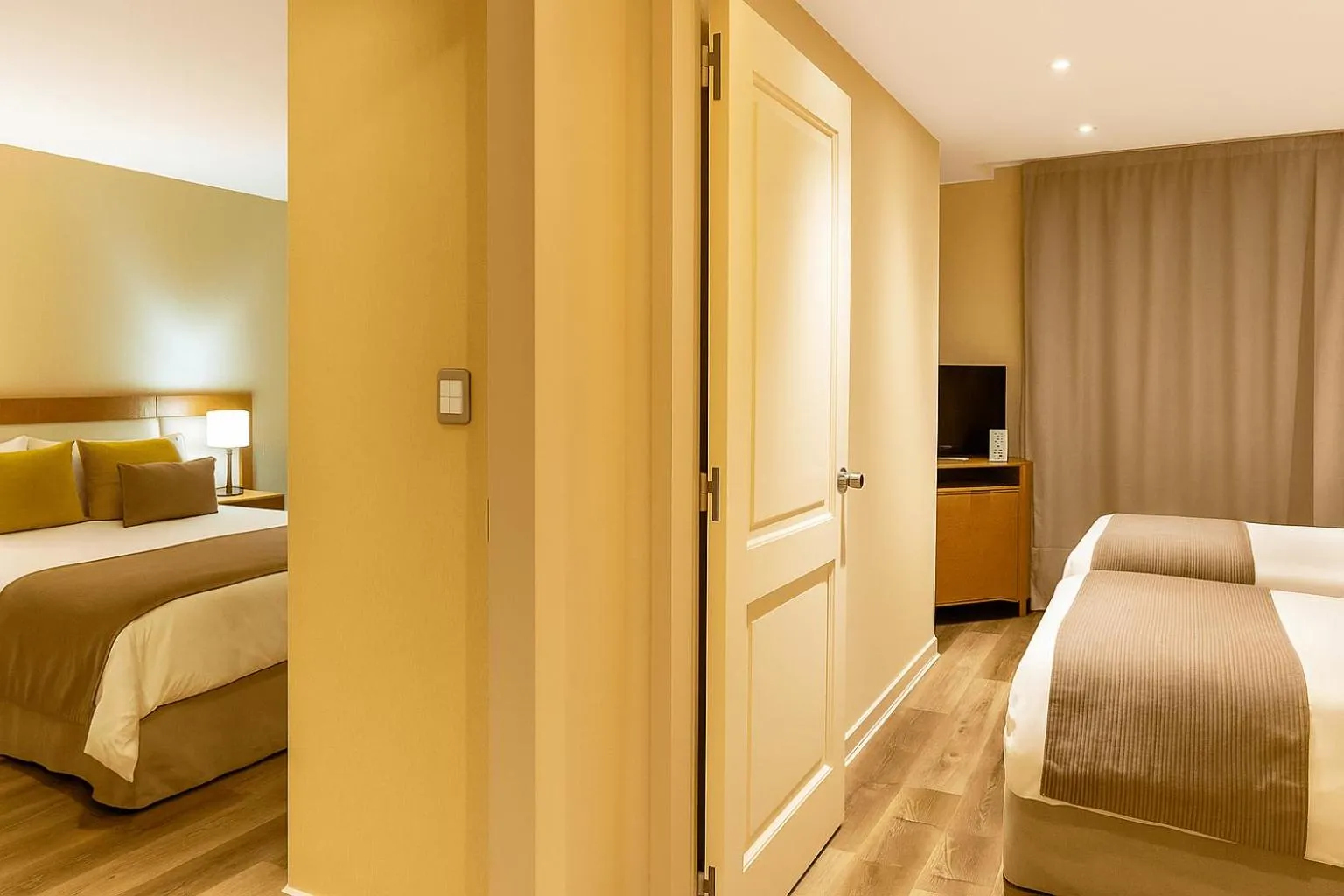 Bed in Fueguino Hotel