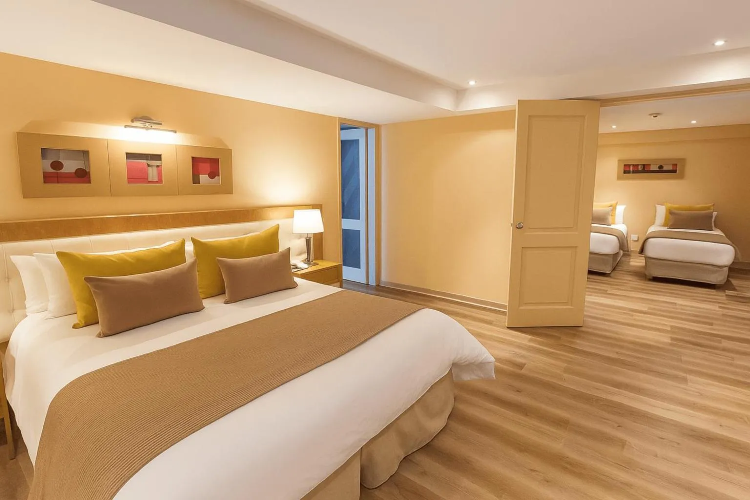 Bed in Fueguino Hotel