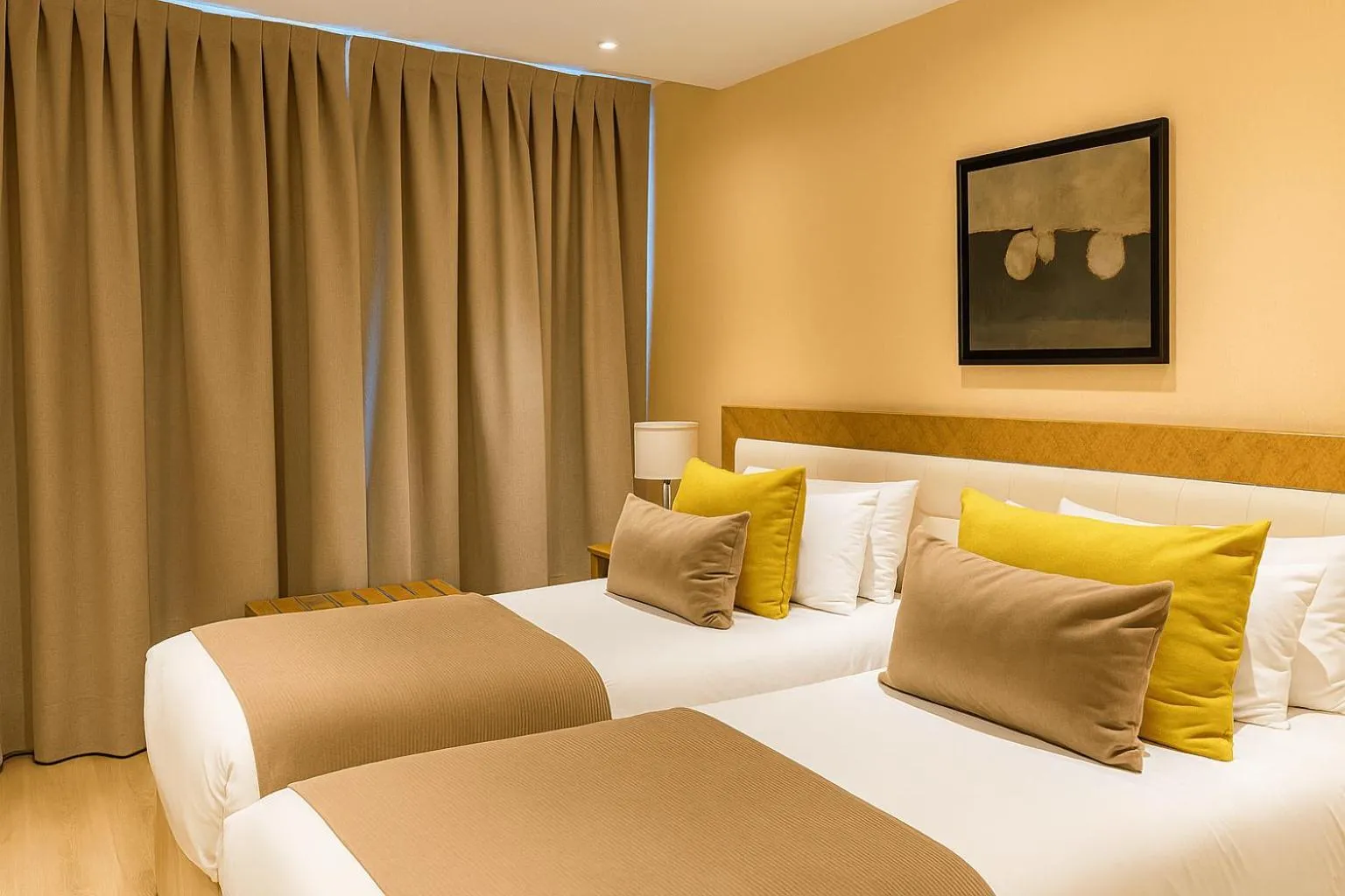 Bed in Fueguino Hotel