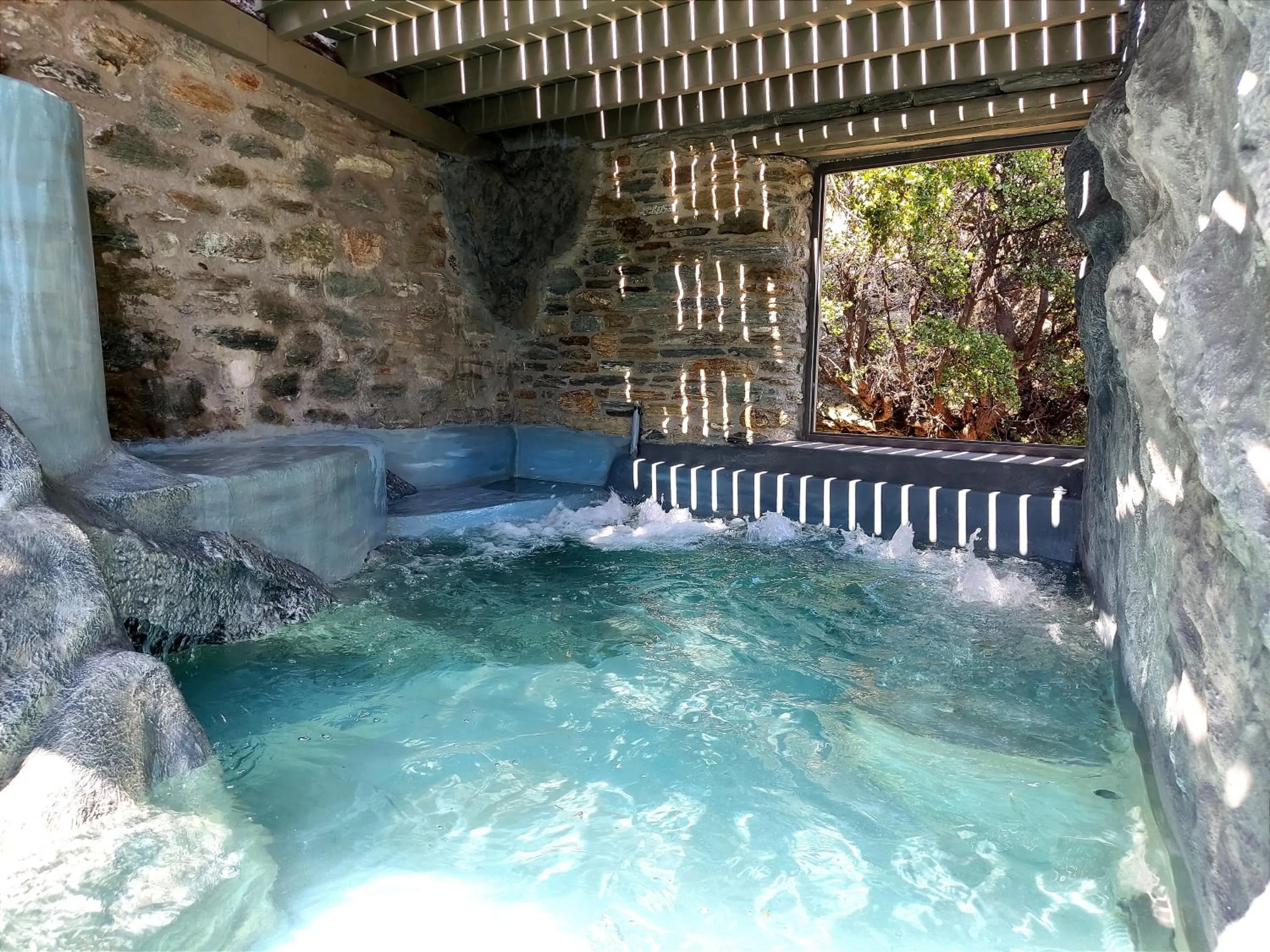 Hot Tub in Aegean Castle Andros – Adults Only