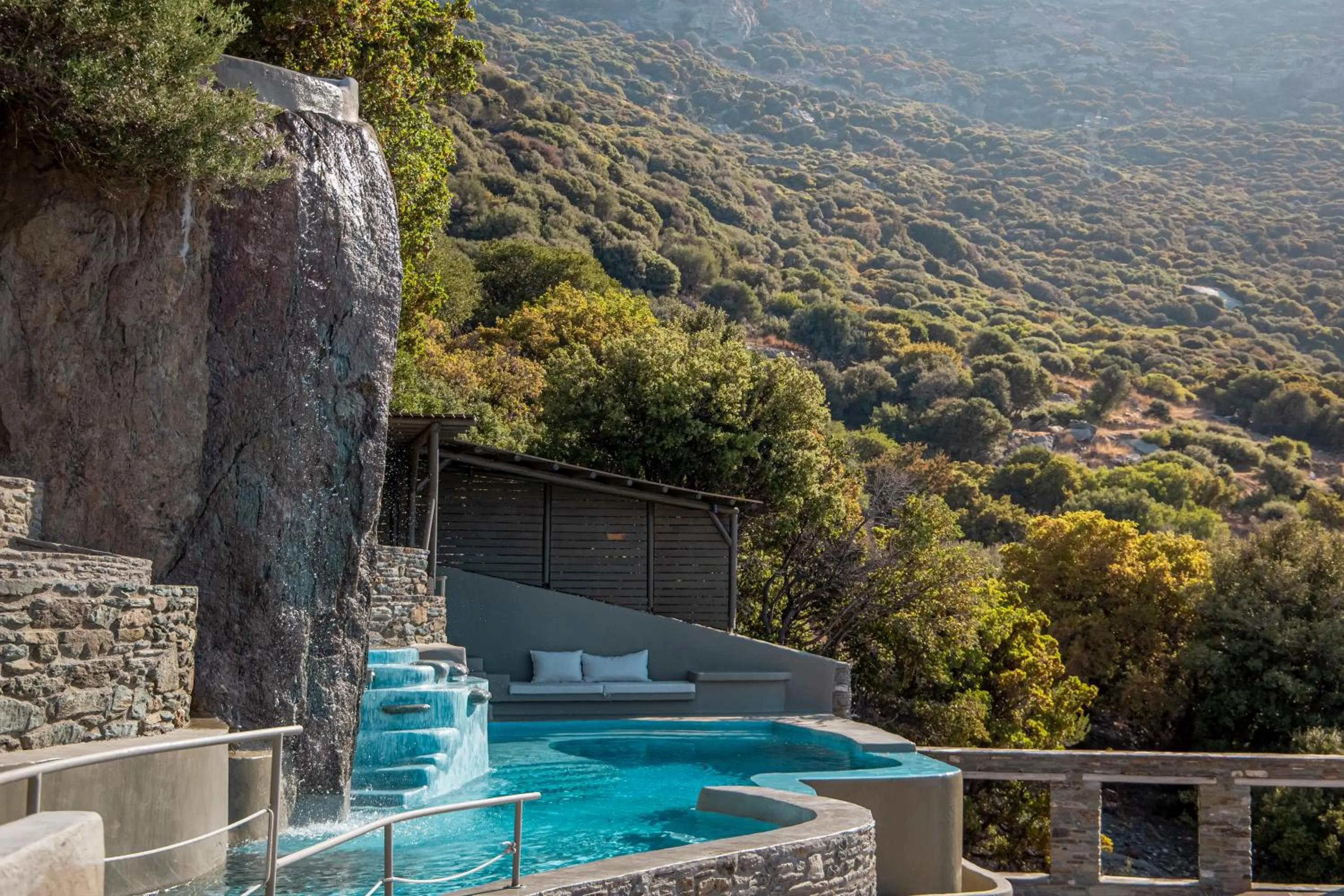 Swimming pool in Aegean Castle Andros – Adults Only