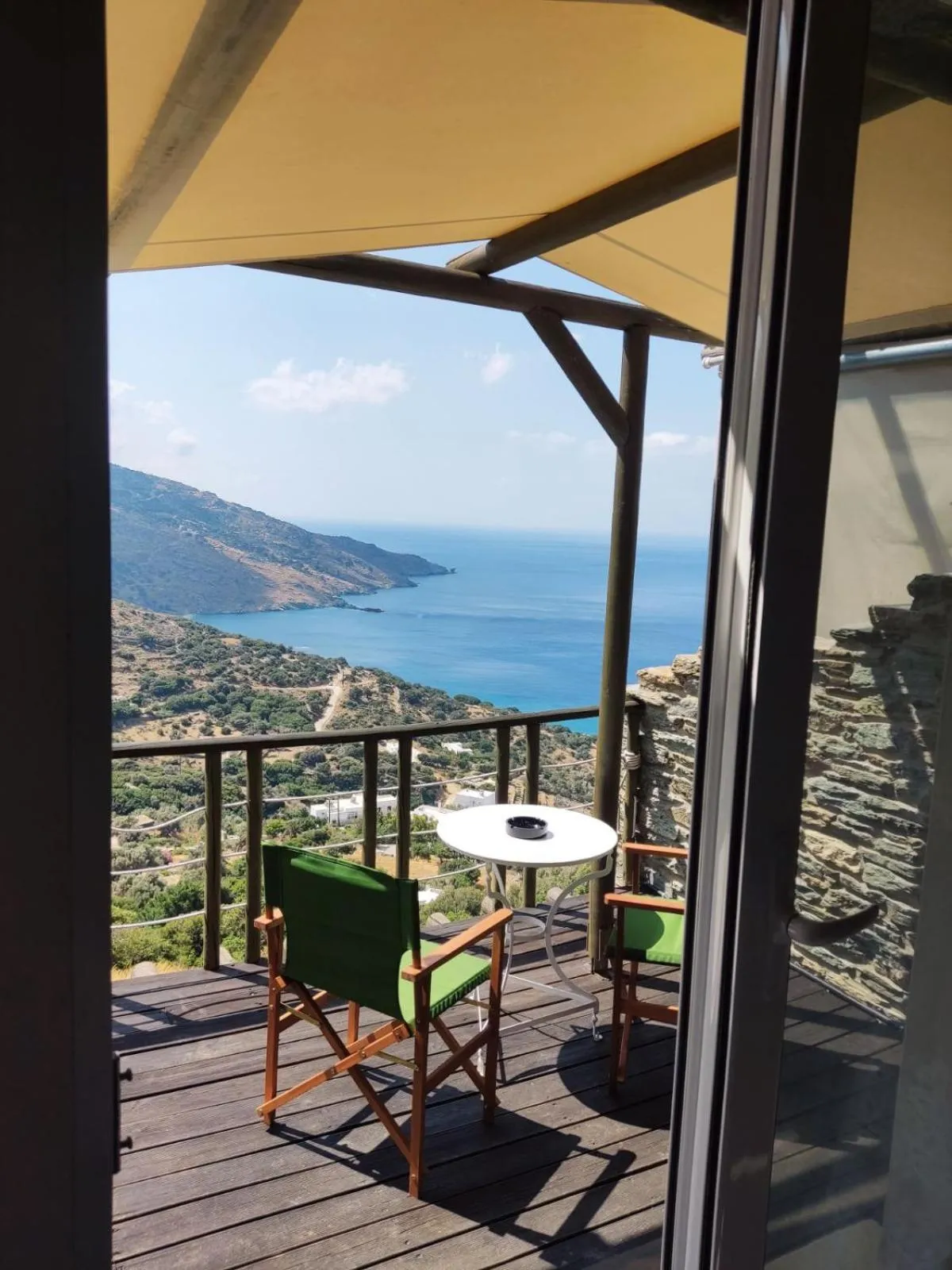 View (from property/room) in Aegean Castle Andros – Adults Only
