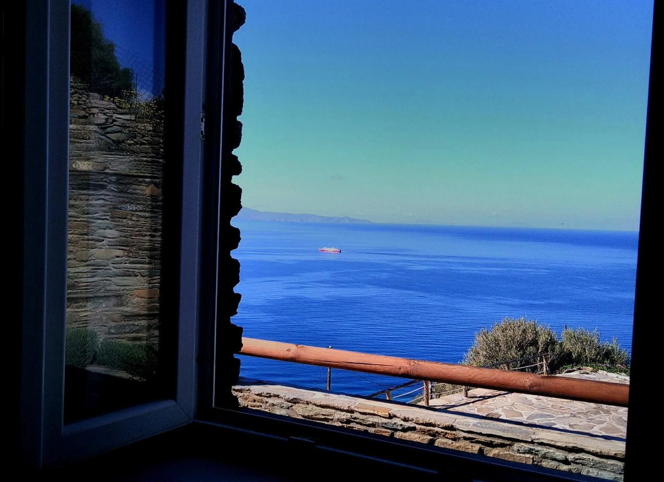 Sea view in Aegean Castle Andros – Adults Only