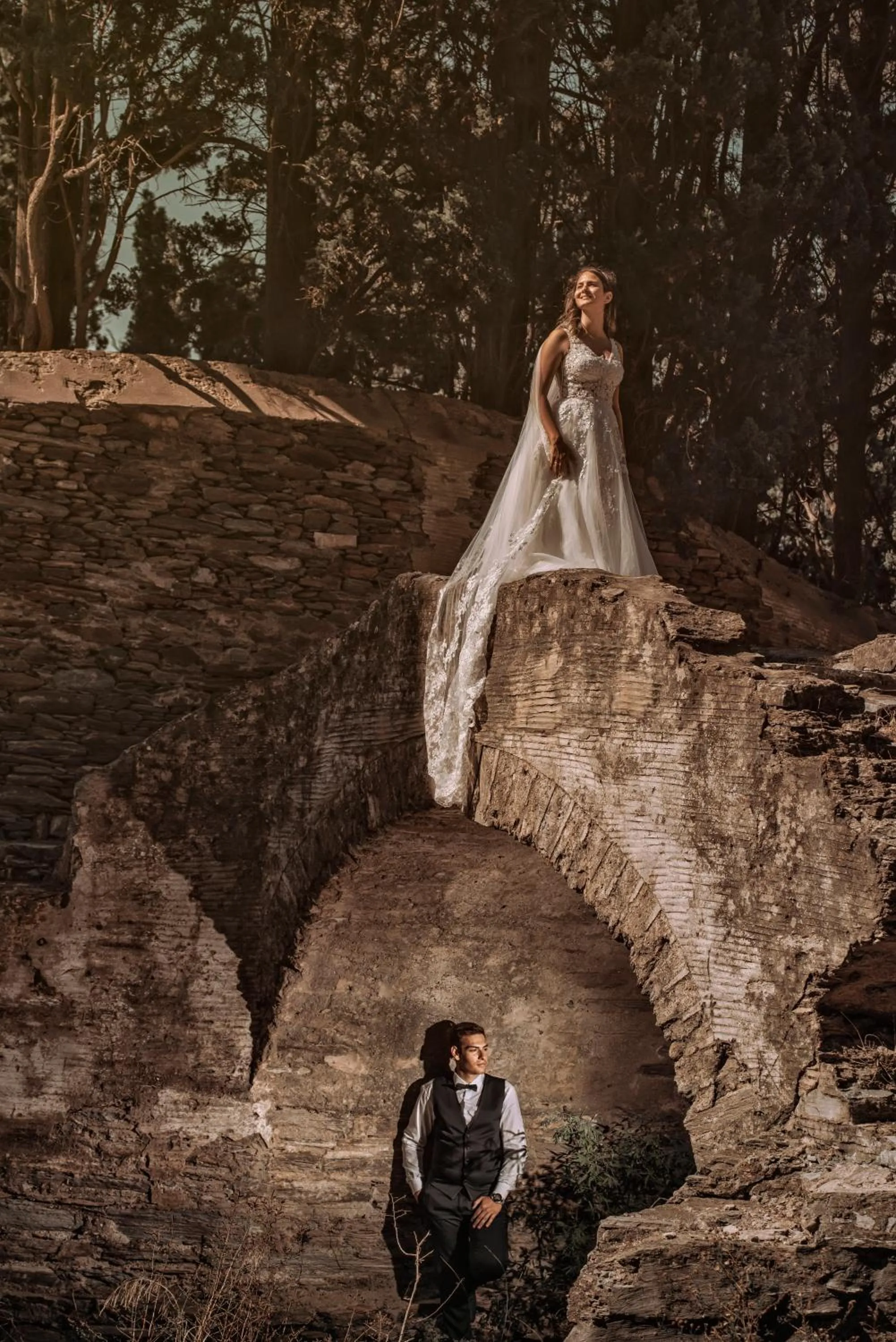 Landmark view in Aegean Castle Andros – Adults Only