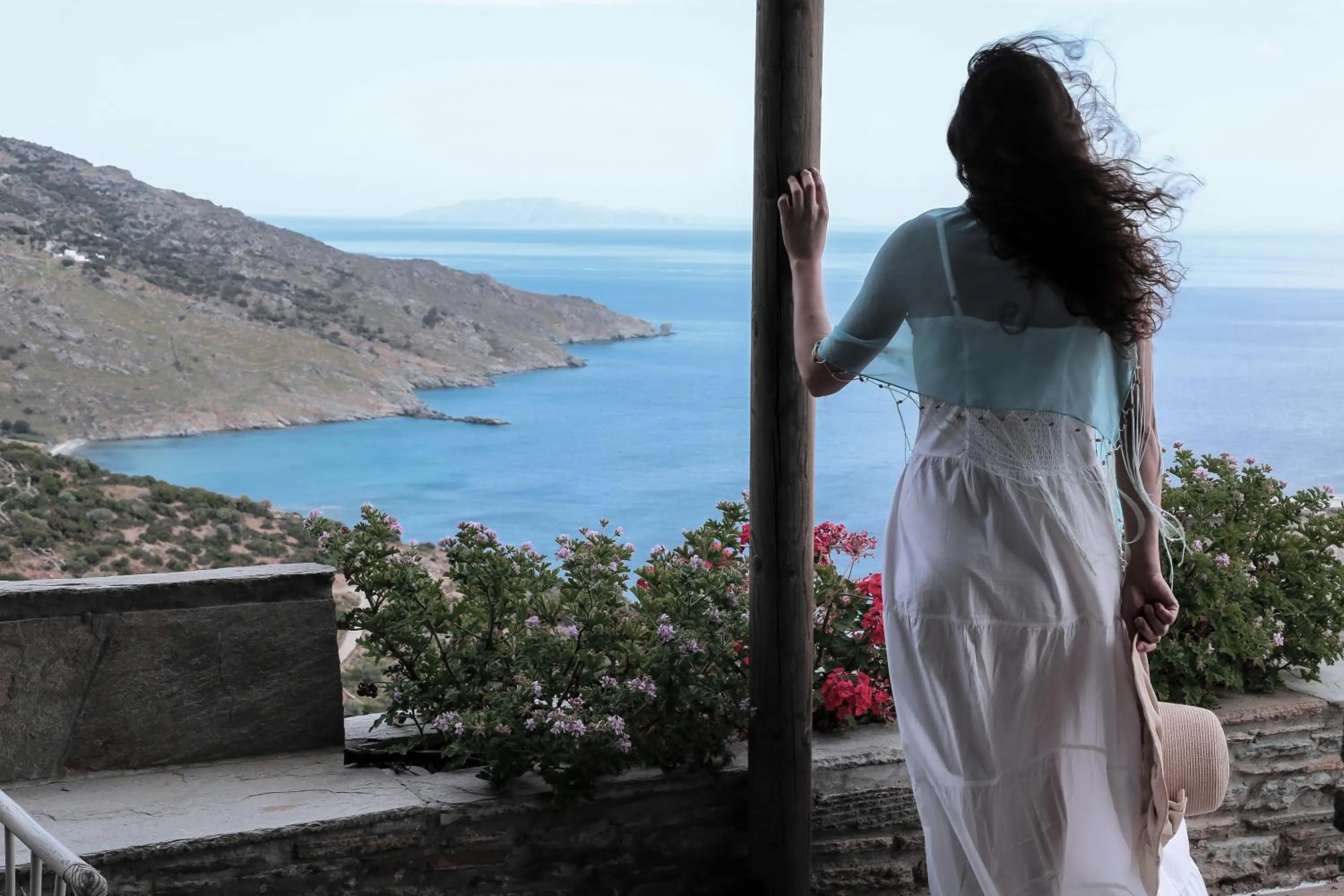 Sea view in Aegean Castle Andros – Adults Only