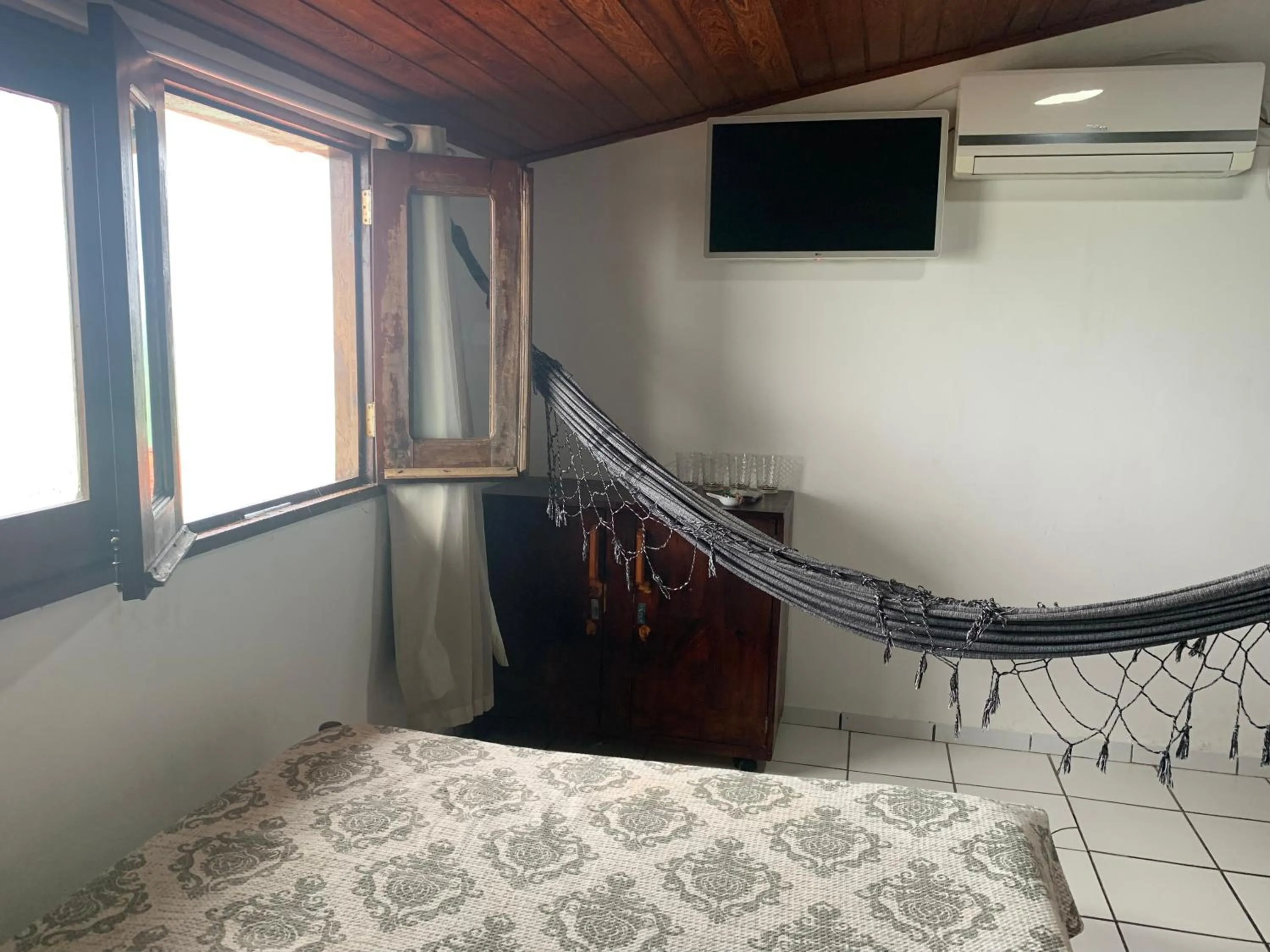 Bed in Pousada Tranquila