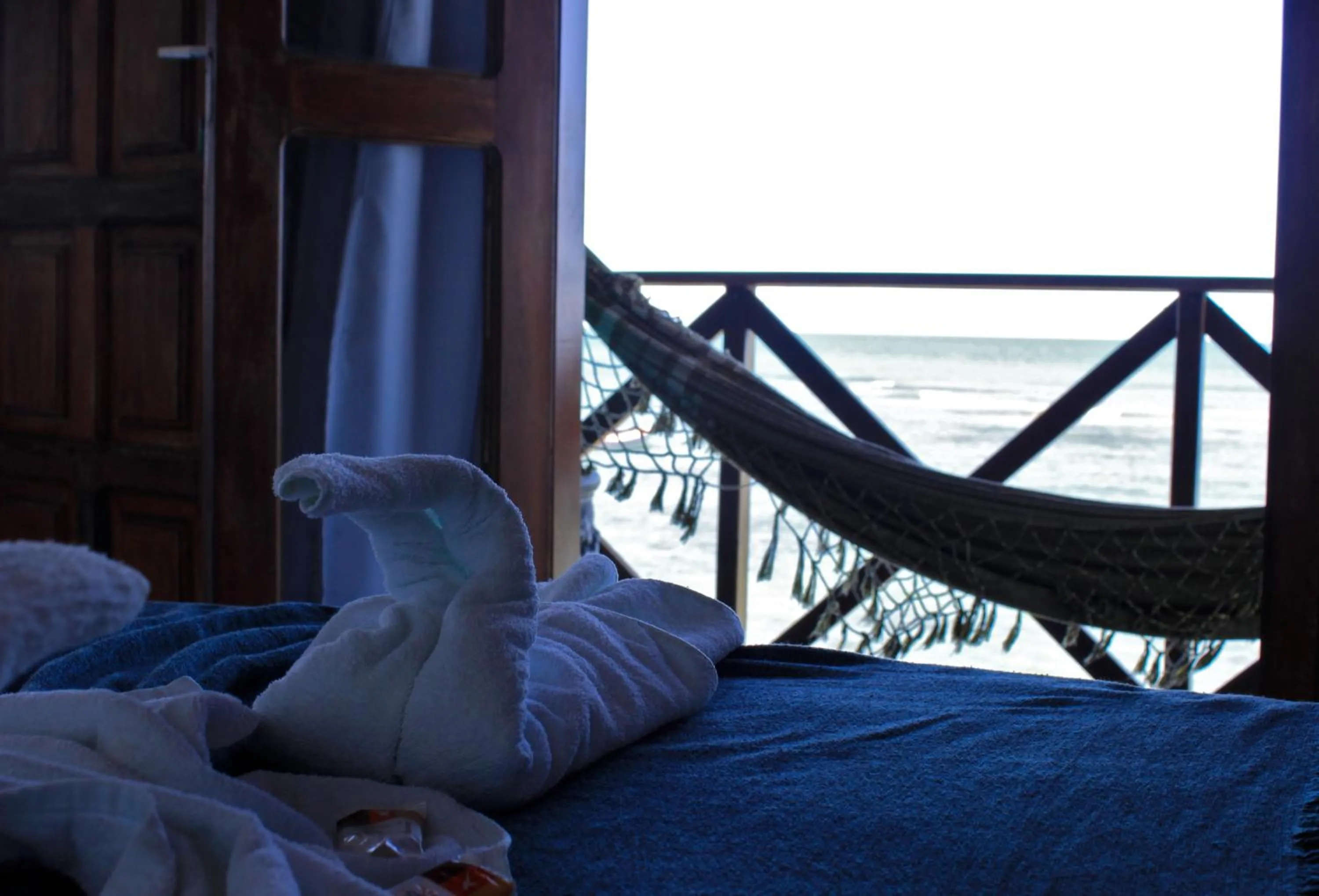Bed in Pousada Tranquila