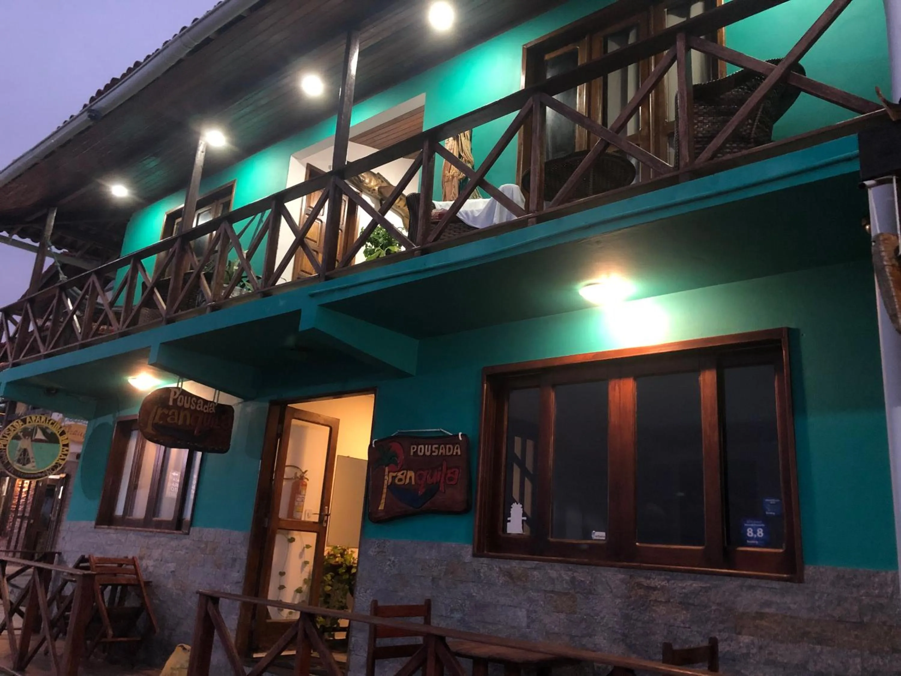 Property building in Pousada Tranquila