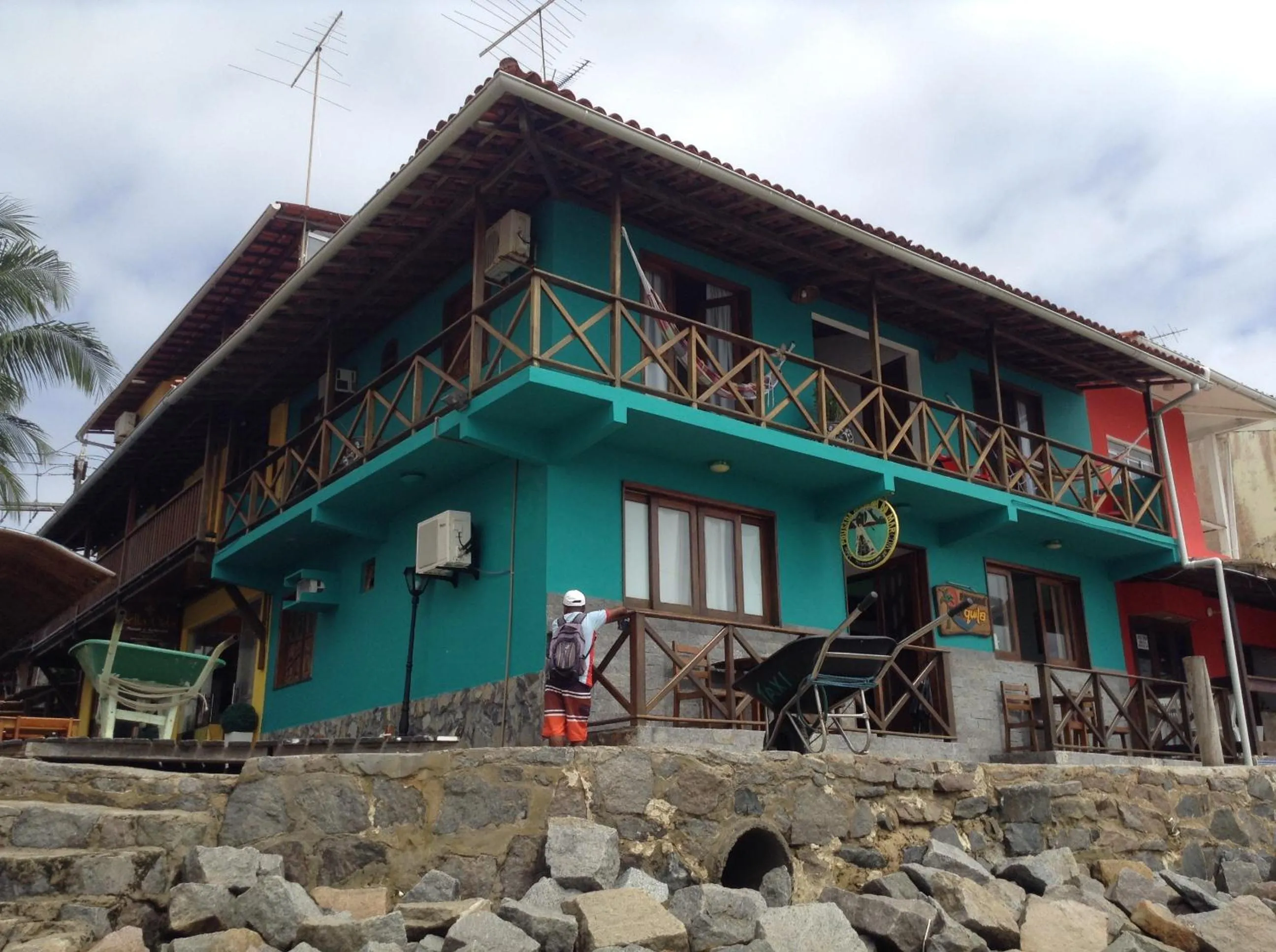Facade/entrance in Pousada Tranquila