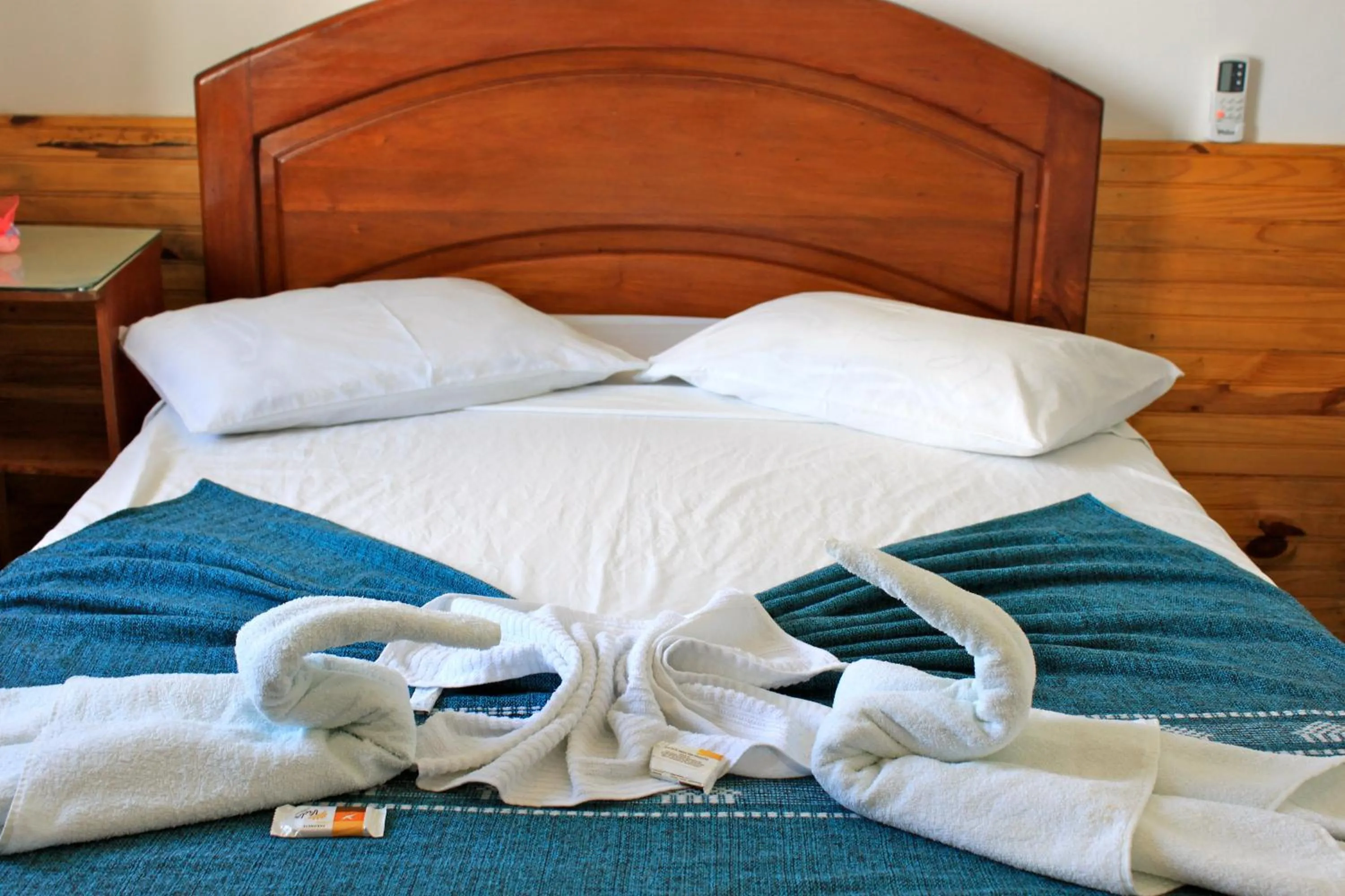 Bed in Pousada Tranquila