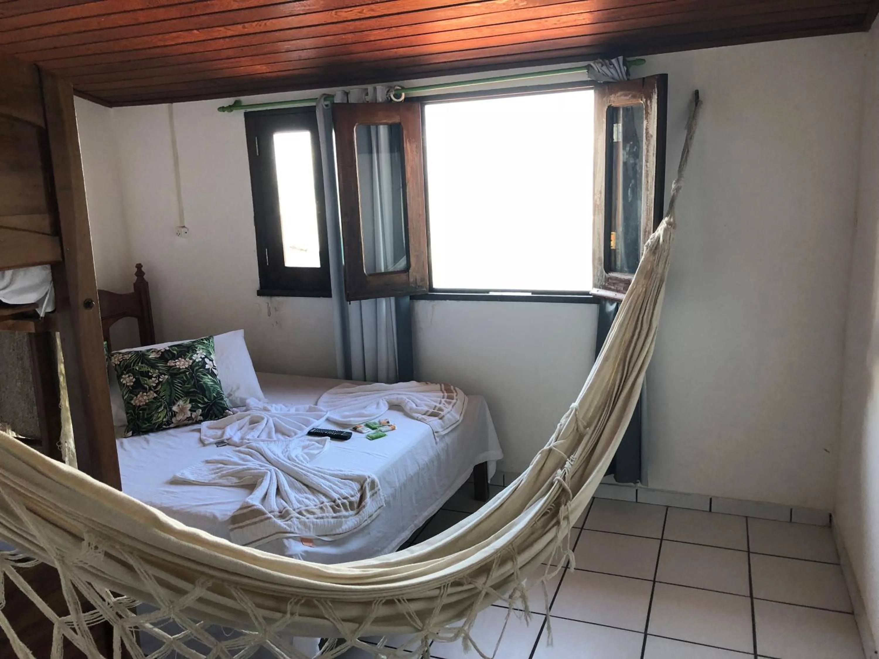 Bed in Pousada Tranquila