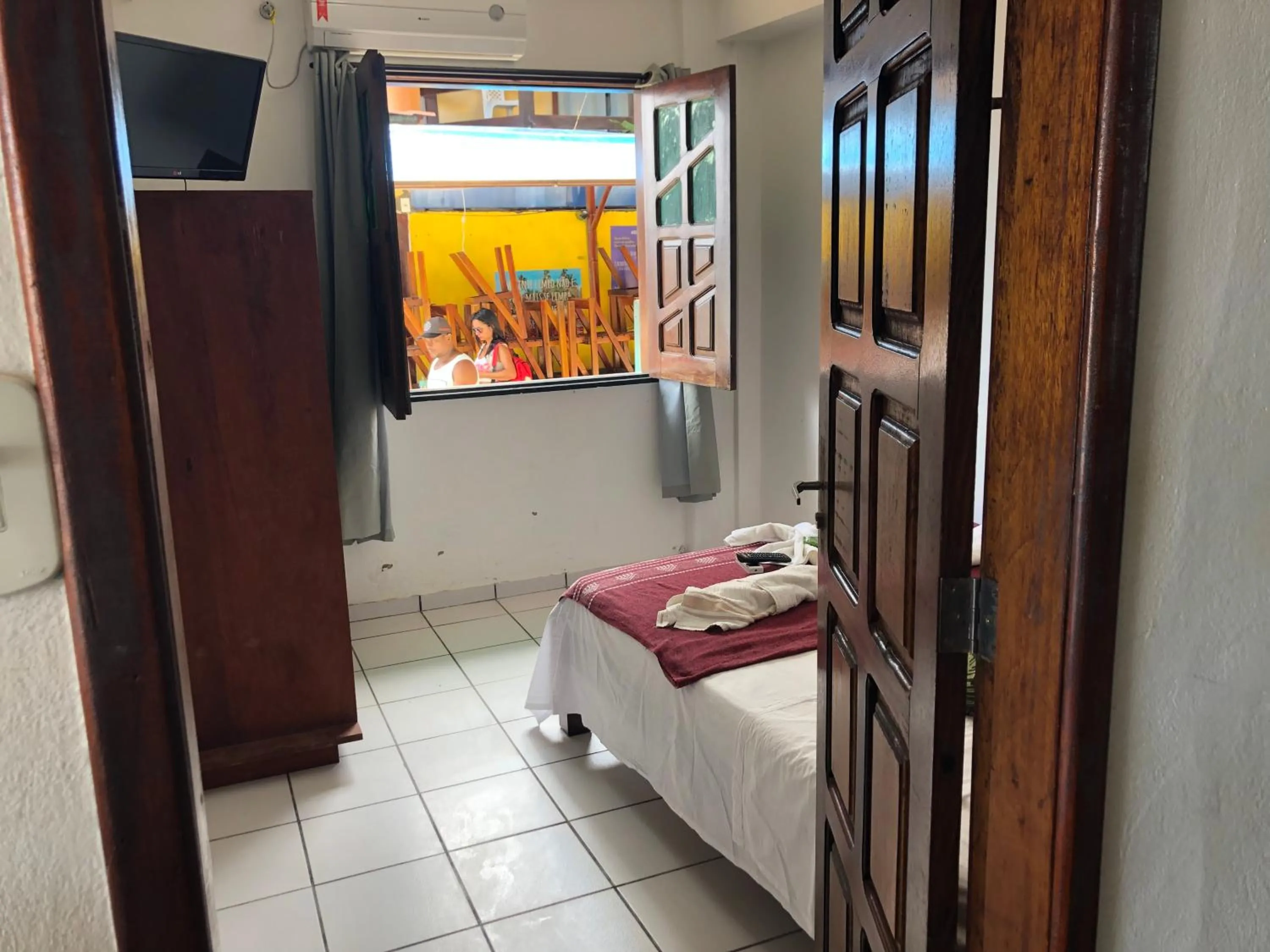 Bed in Pousada Tranquila